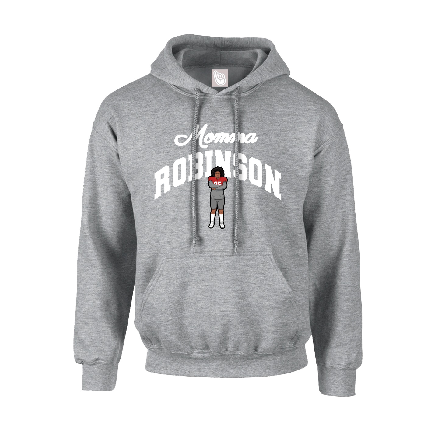 Youth Hoodie — Mothers Day Arch in Grey