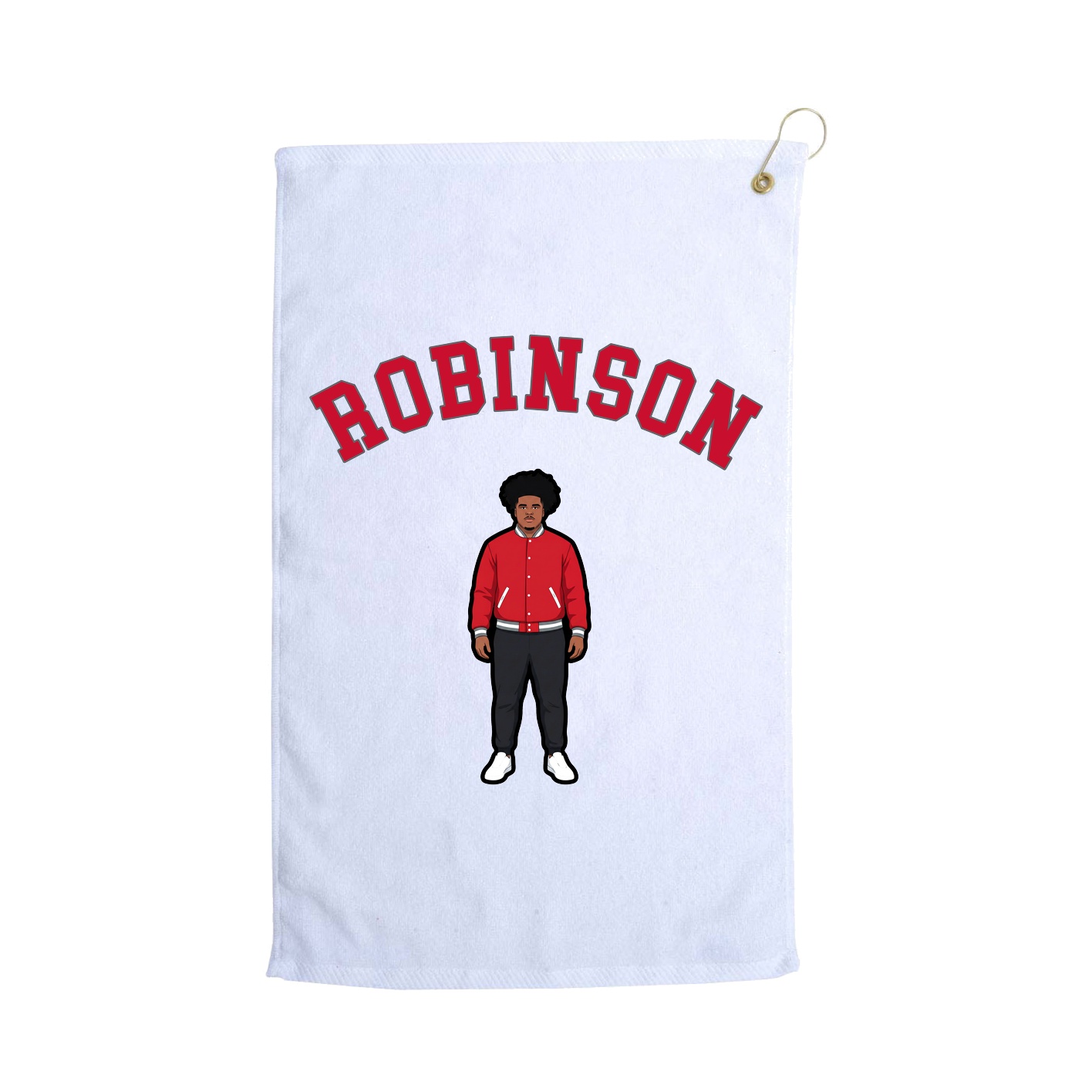 Golf Towel — Shirsey Arch in White