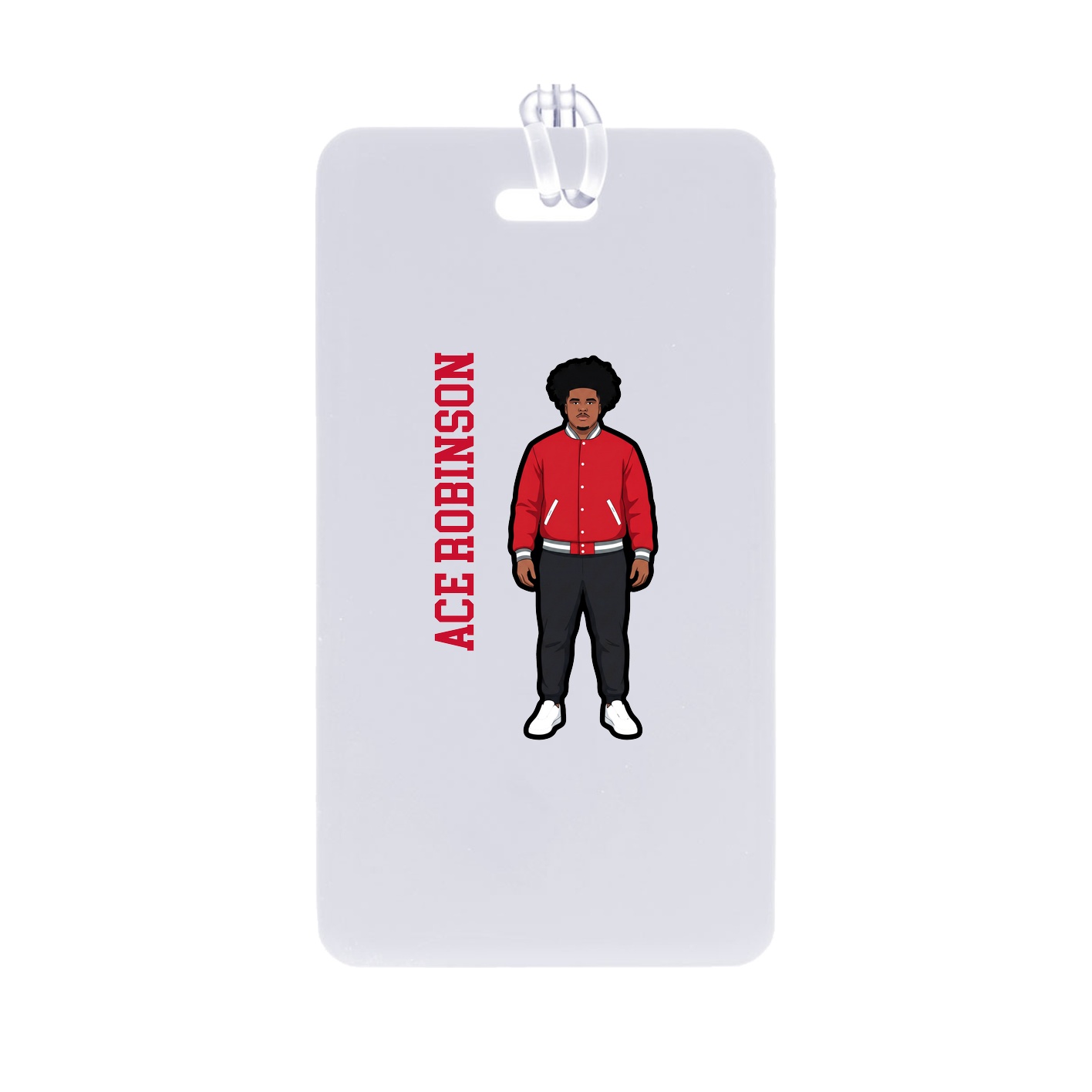 Bag Tag — Name Vertical in Classic