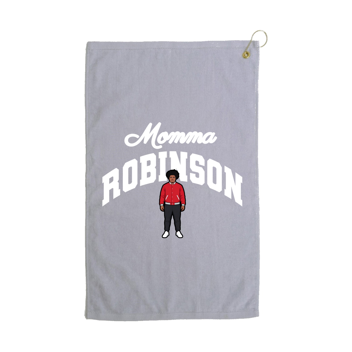 Golf Towel — Mothers Day Arch in Grey