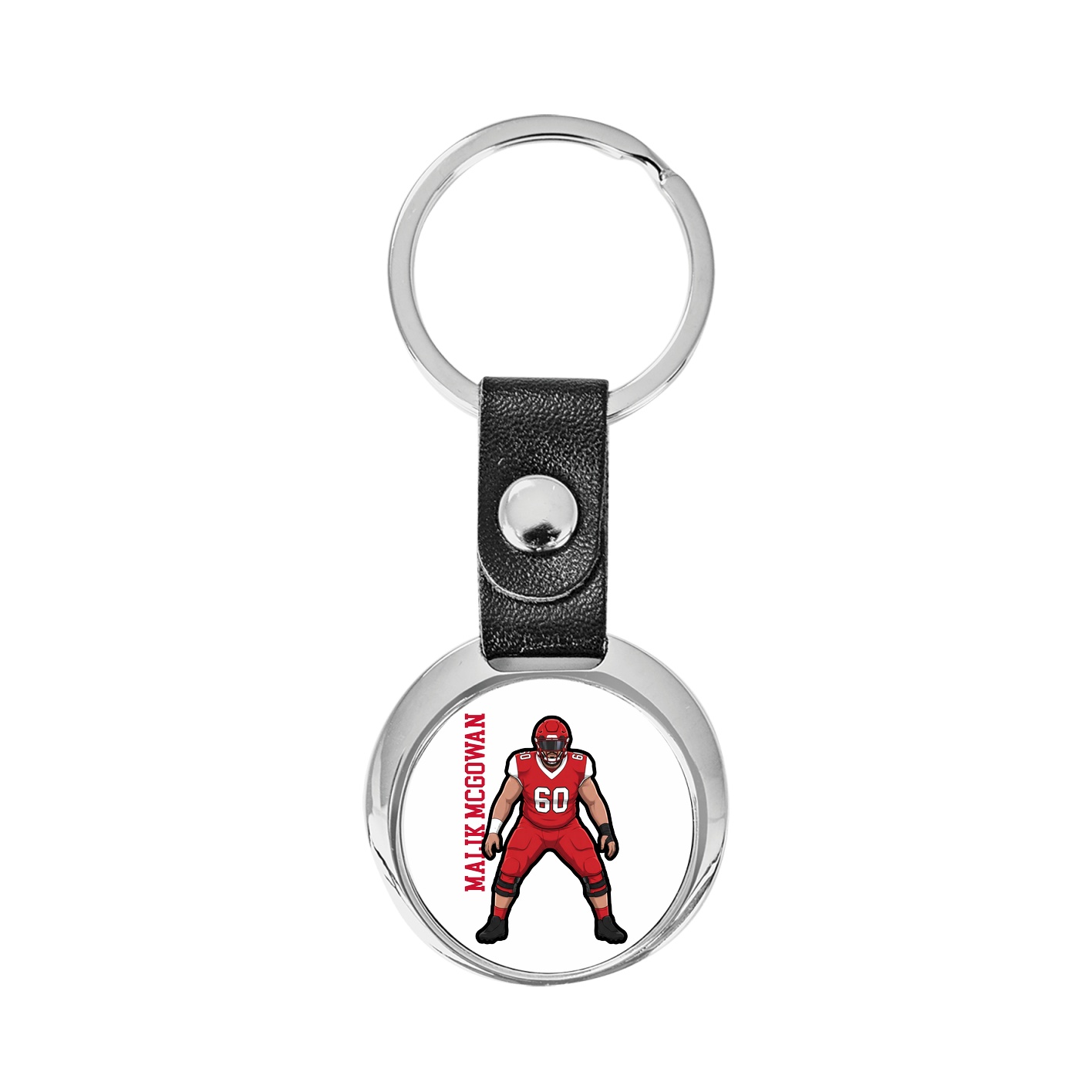 Key Chain — Name Vertical in Classic