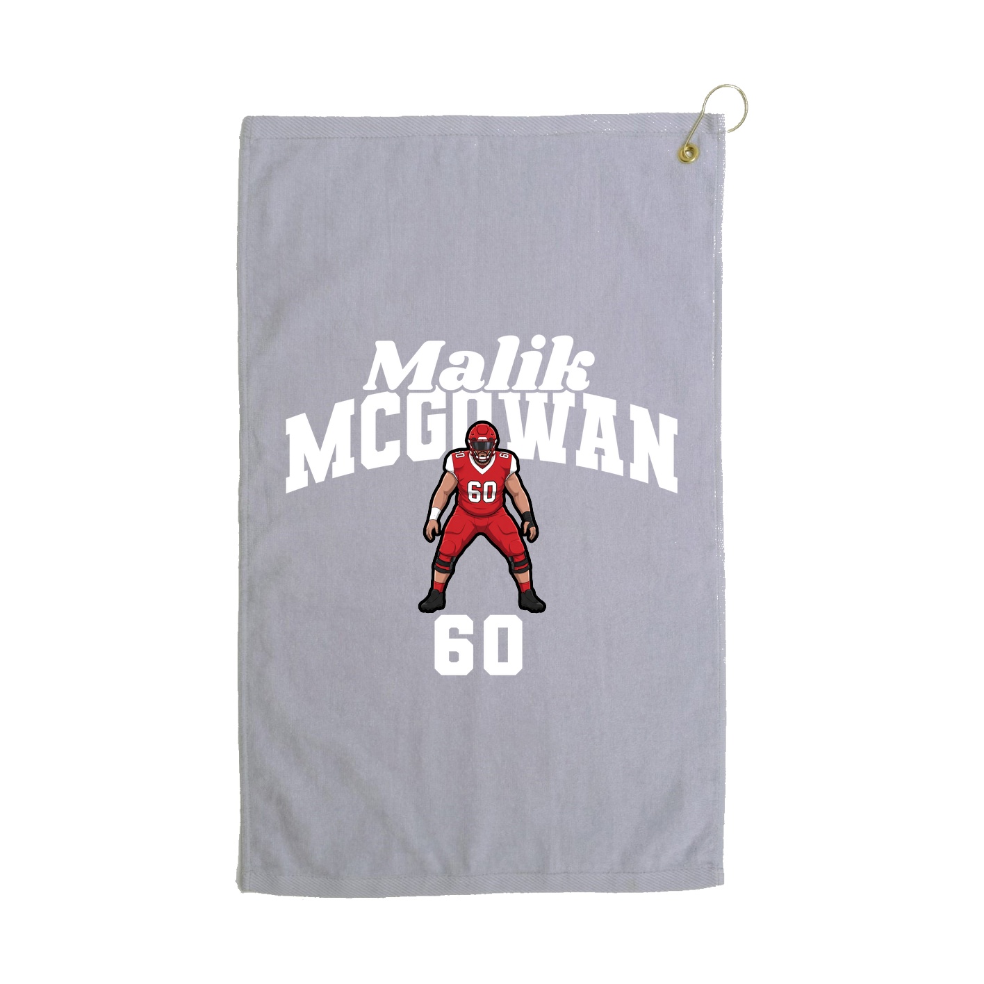 Golf Towel — Signature Arch in Grey