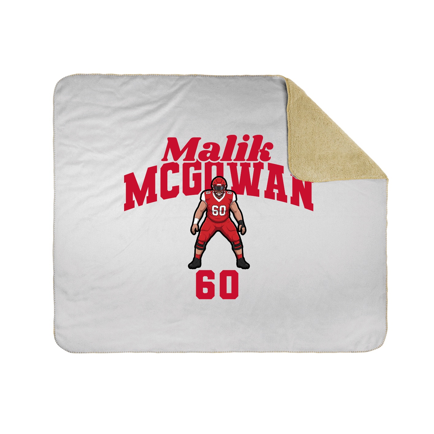 Throw Blanket — Signature Arch in White