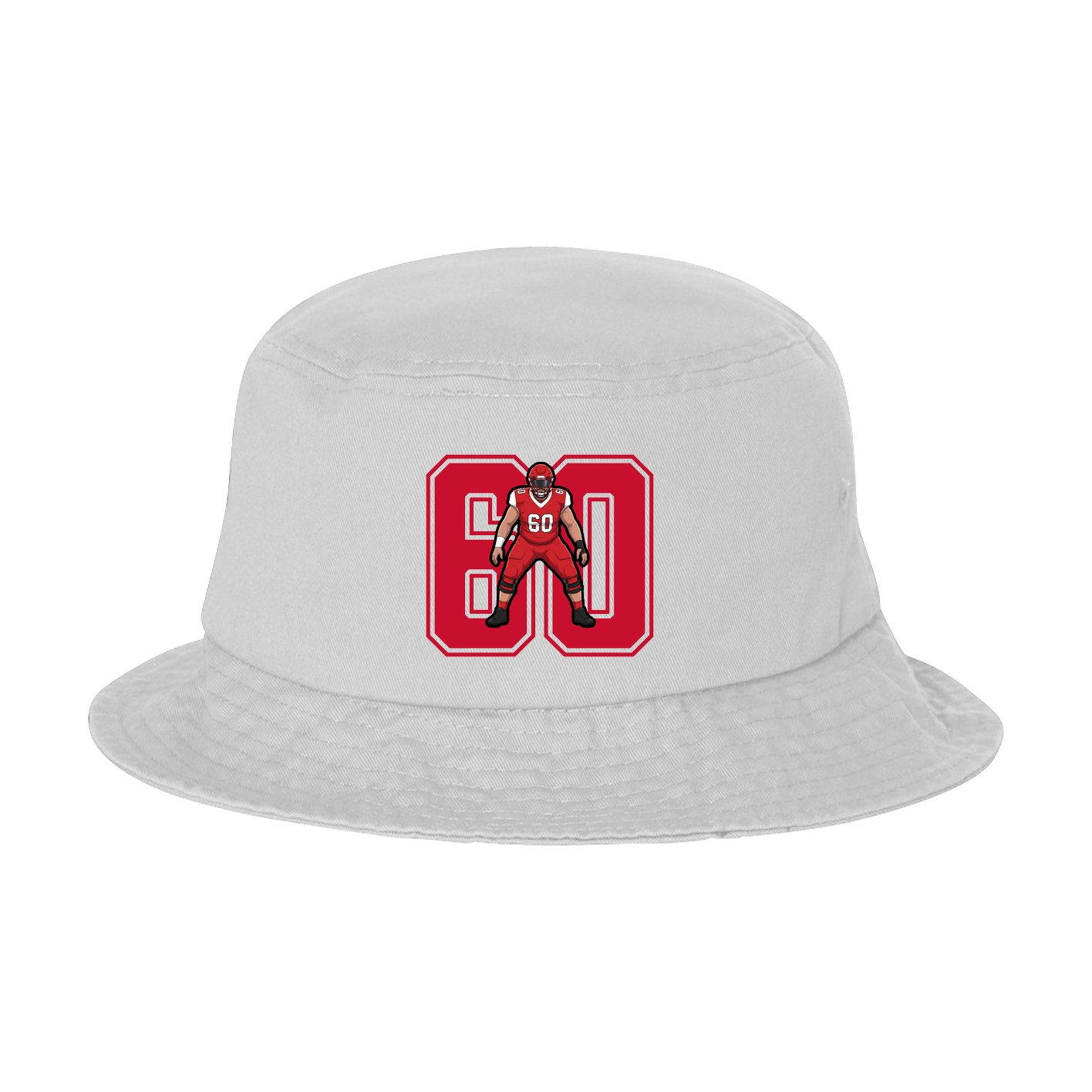 Bucket Cap — Number in White