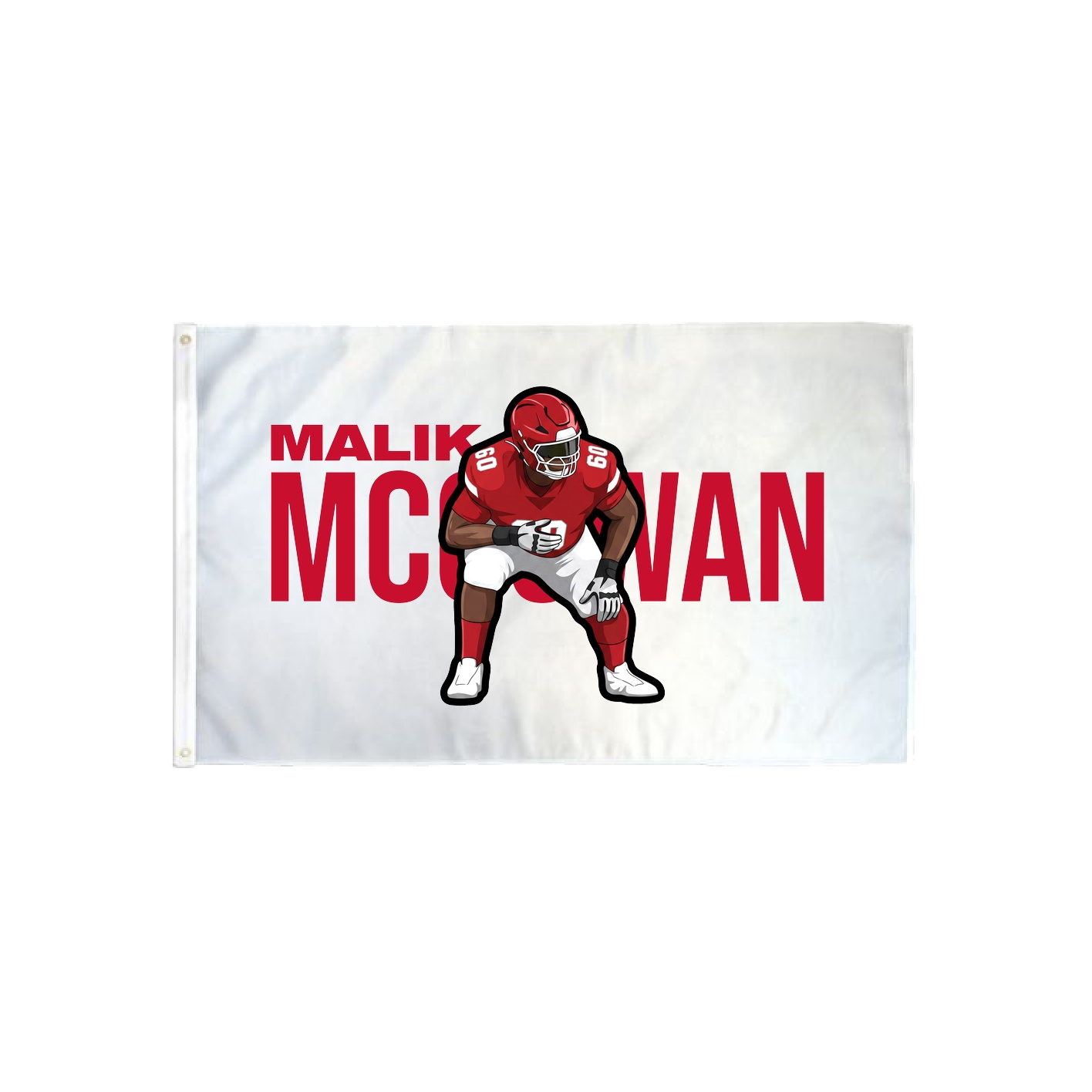 3x5 Flag — Player Name in Classic