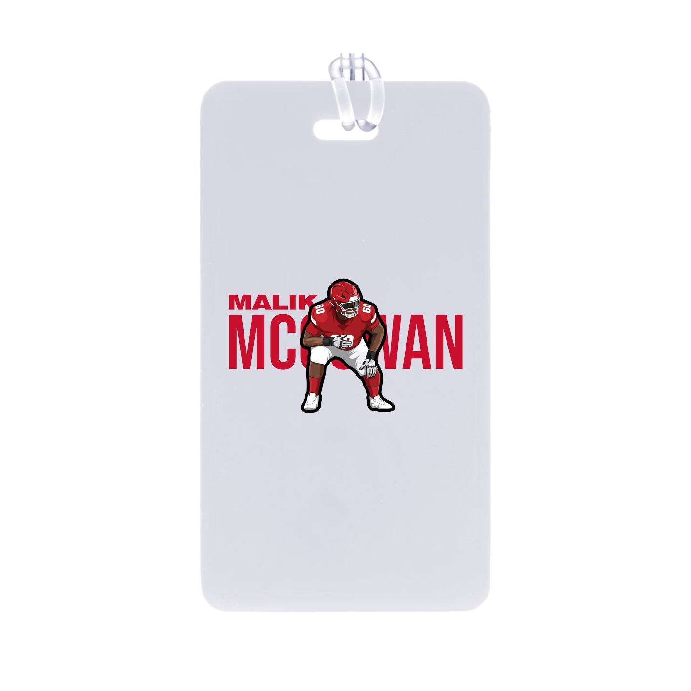 Bag Tag — Player Name in Classic