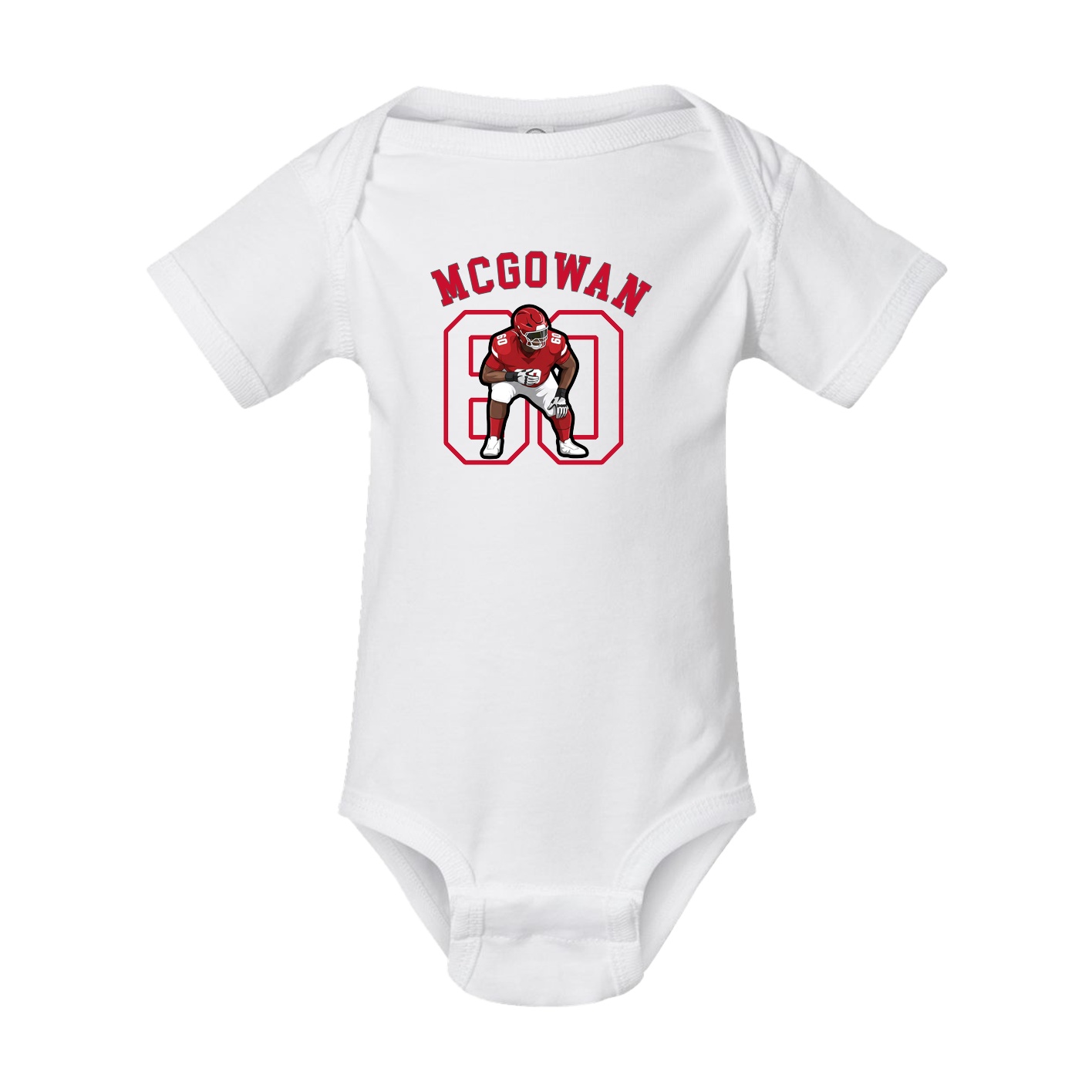 Baby Onesie — Shirsey Arch in White