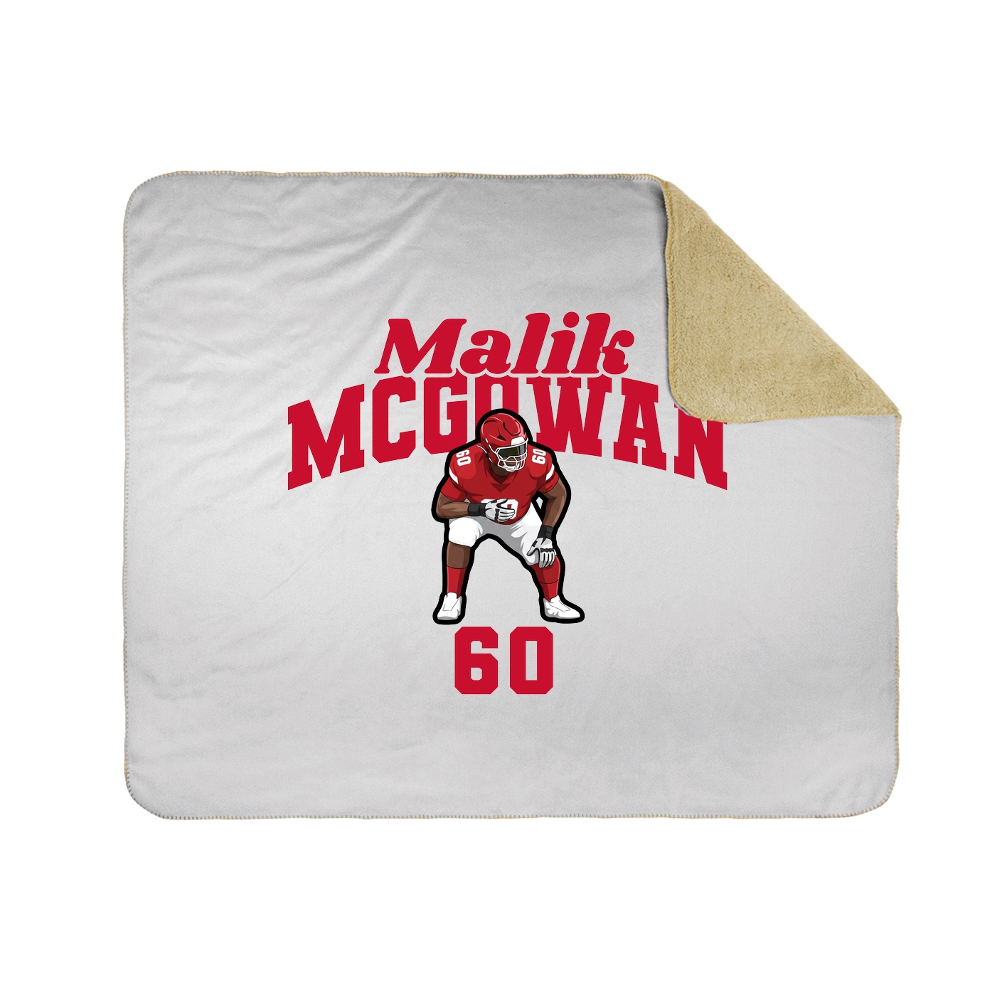 Throw Blanket — Signature Arch in White
