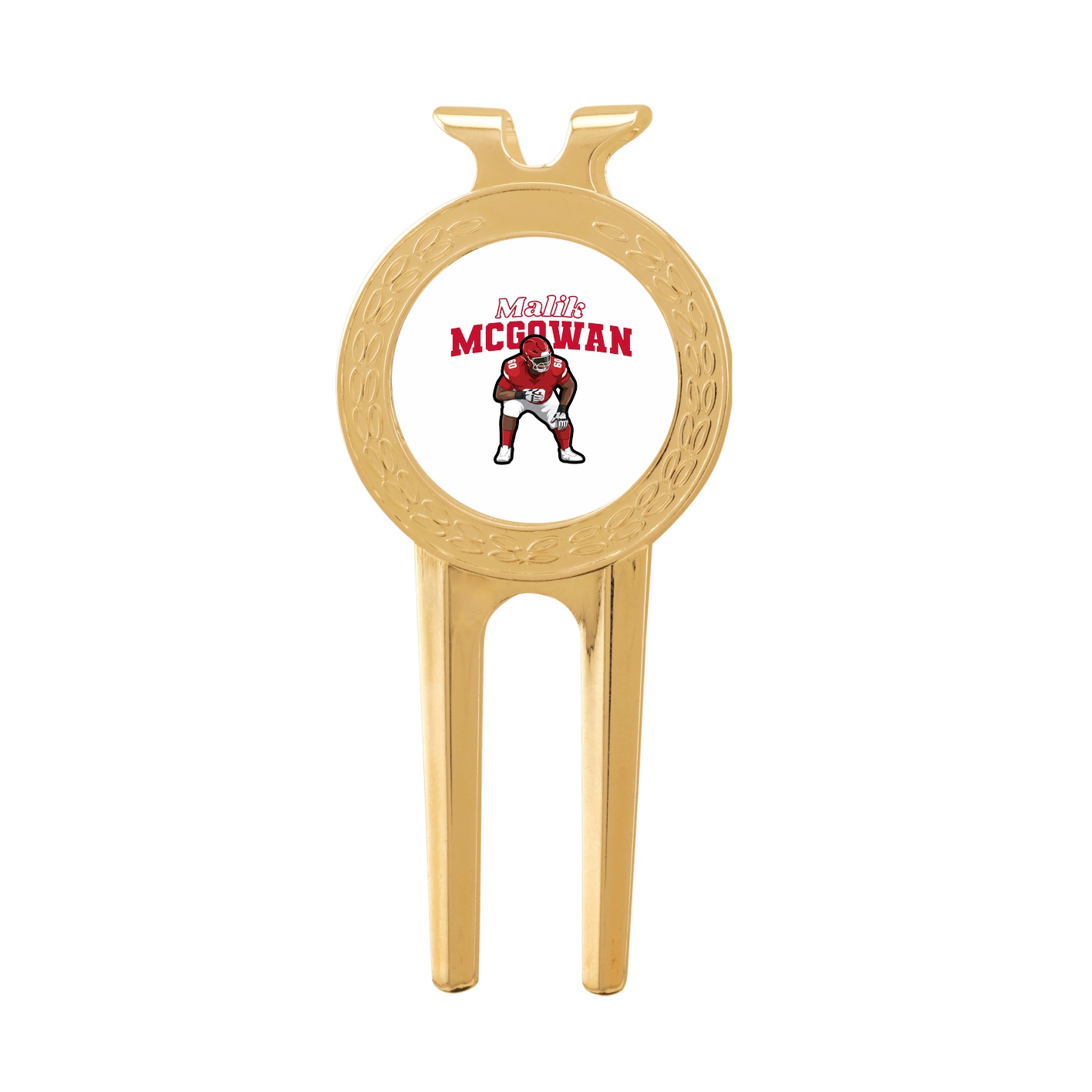 Divot Tool with Ball Marker — Name Arch in Classic