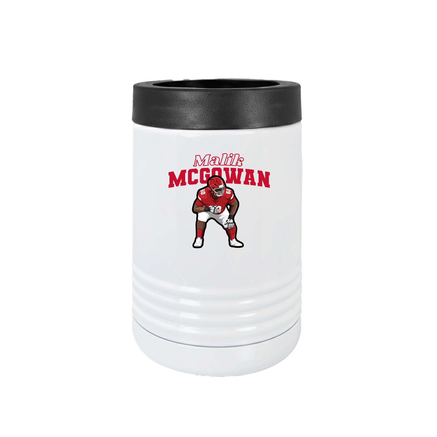 Beverage Holder — Name Arch in White