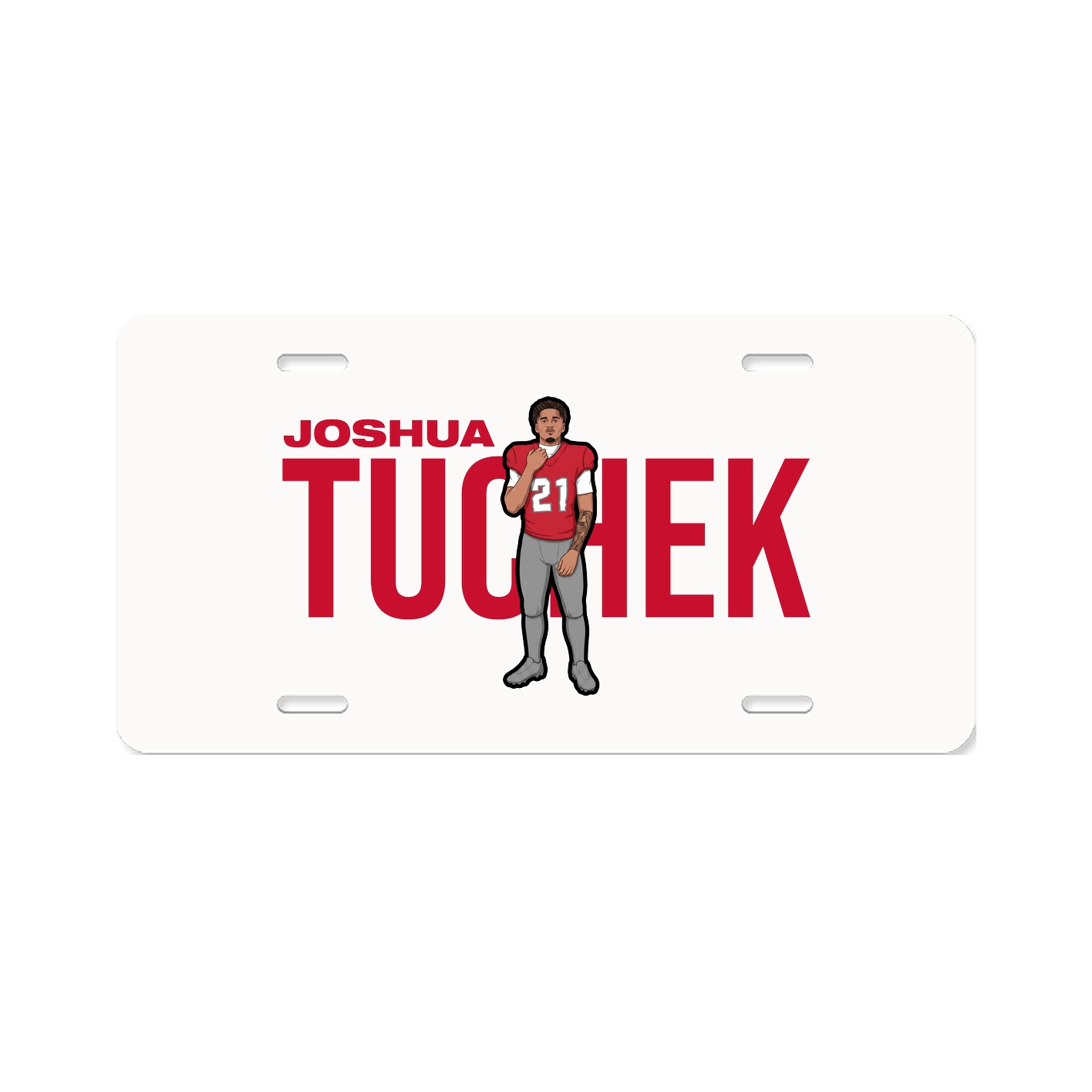 License Plate — Player Name in Classic