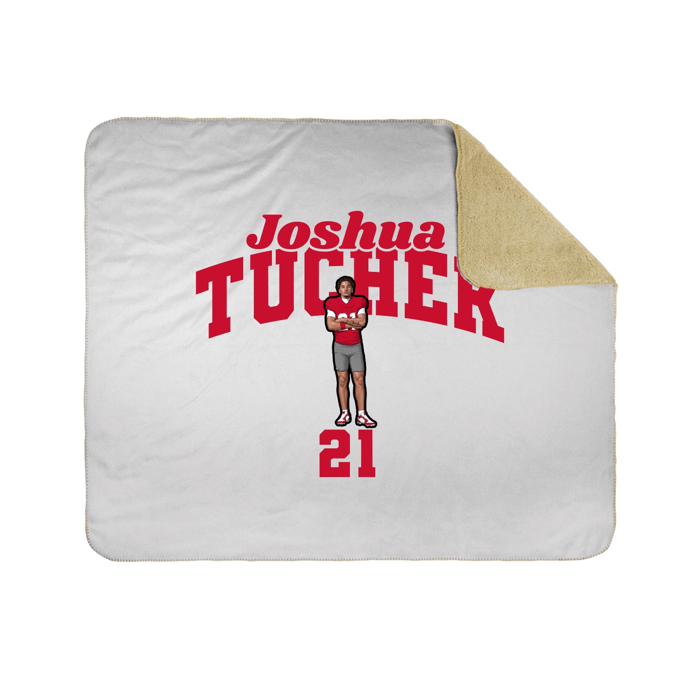 Throw Blanket — Signature Arch in White