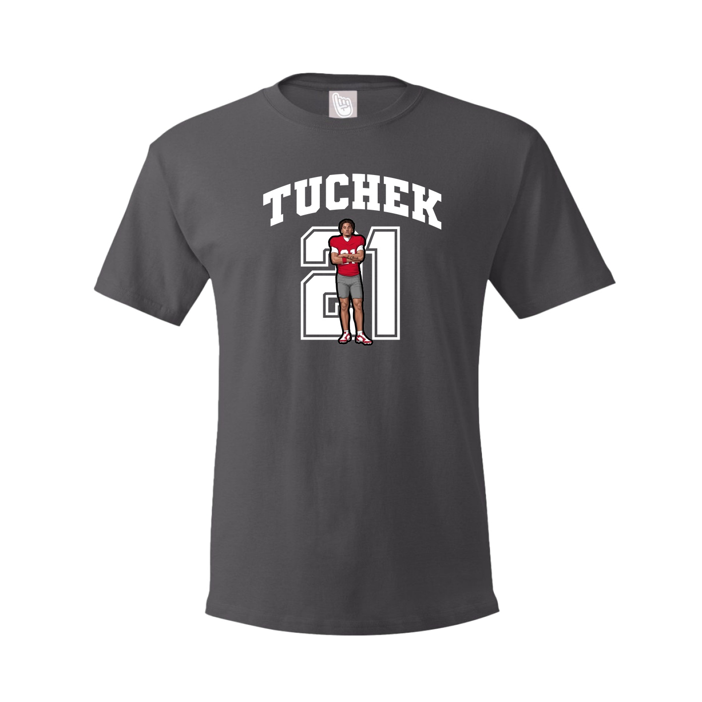 Tee — Number in Grey