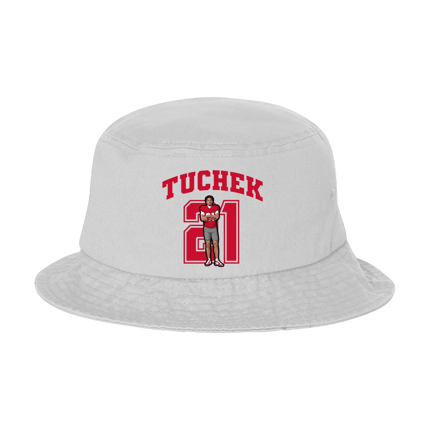 Bucket Cap — Number in White