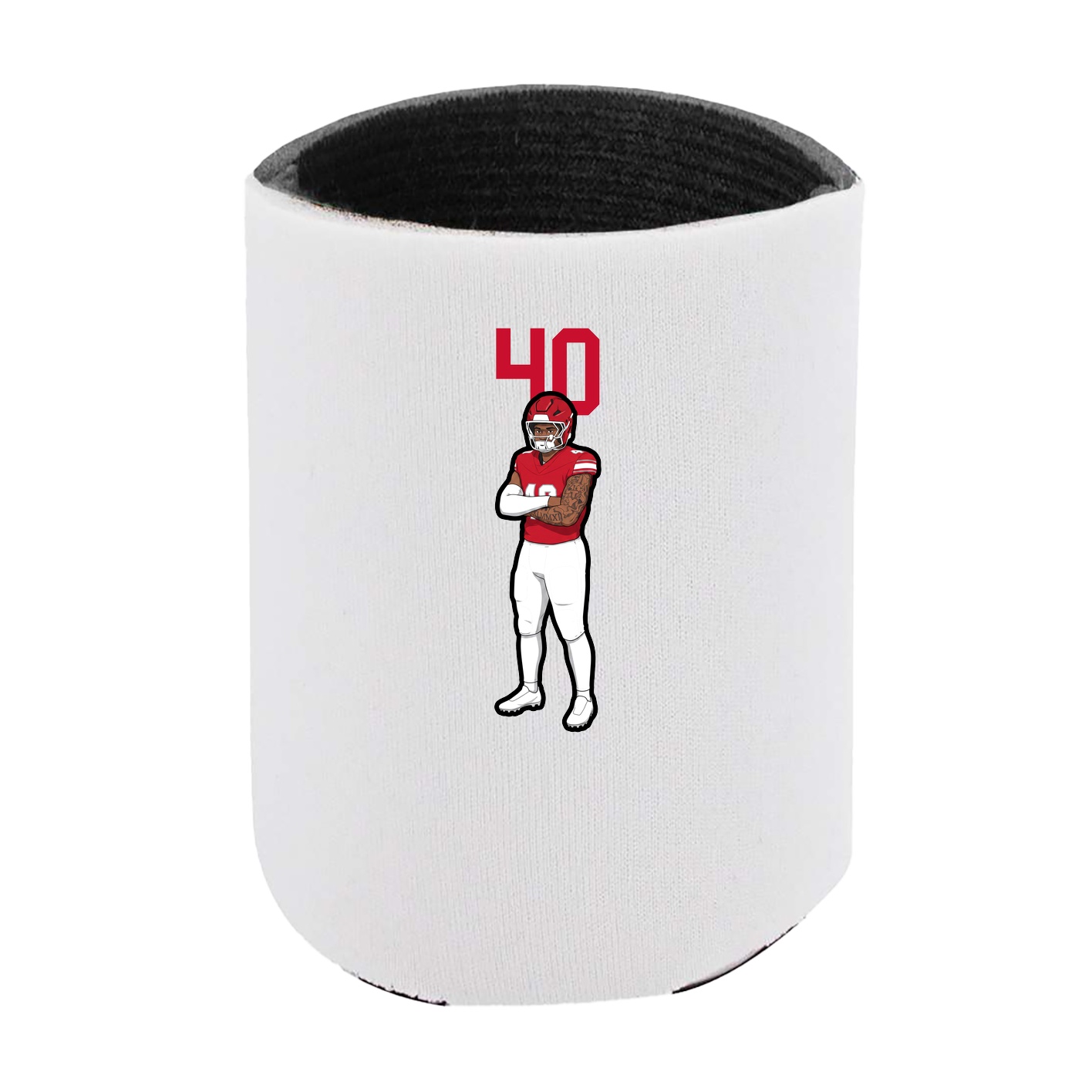 Can Holder — Number Top in White