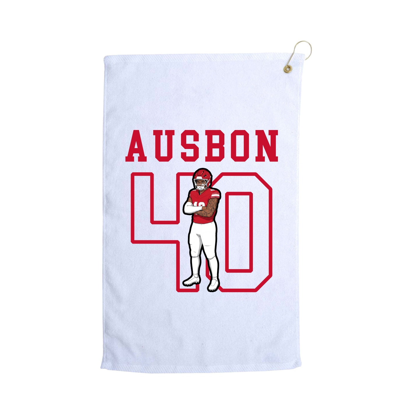 Golf Towel — Shirsey in White