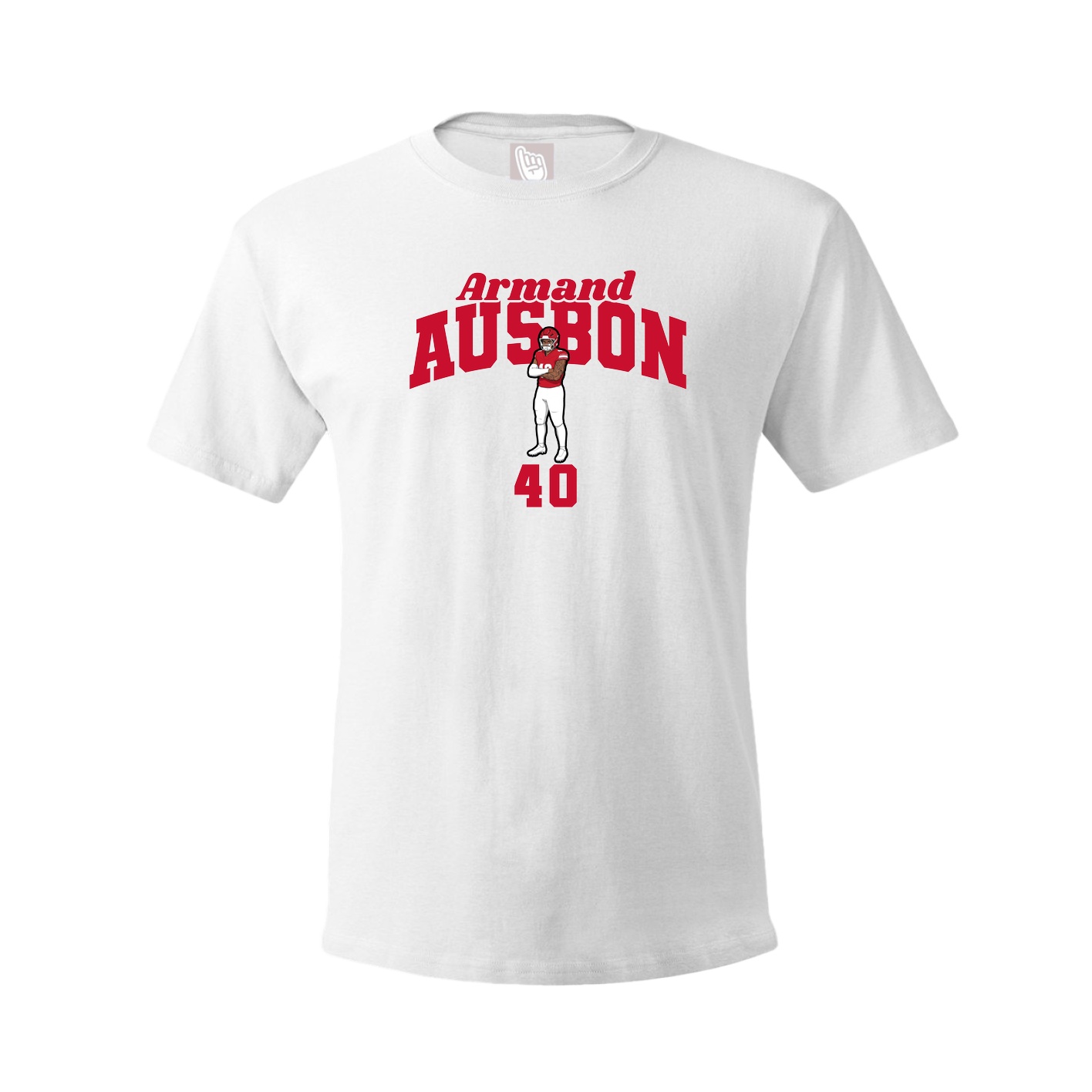 Youth Tee — Signature Arch in White