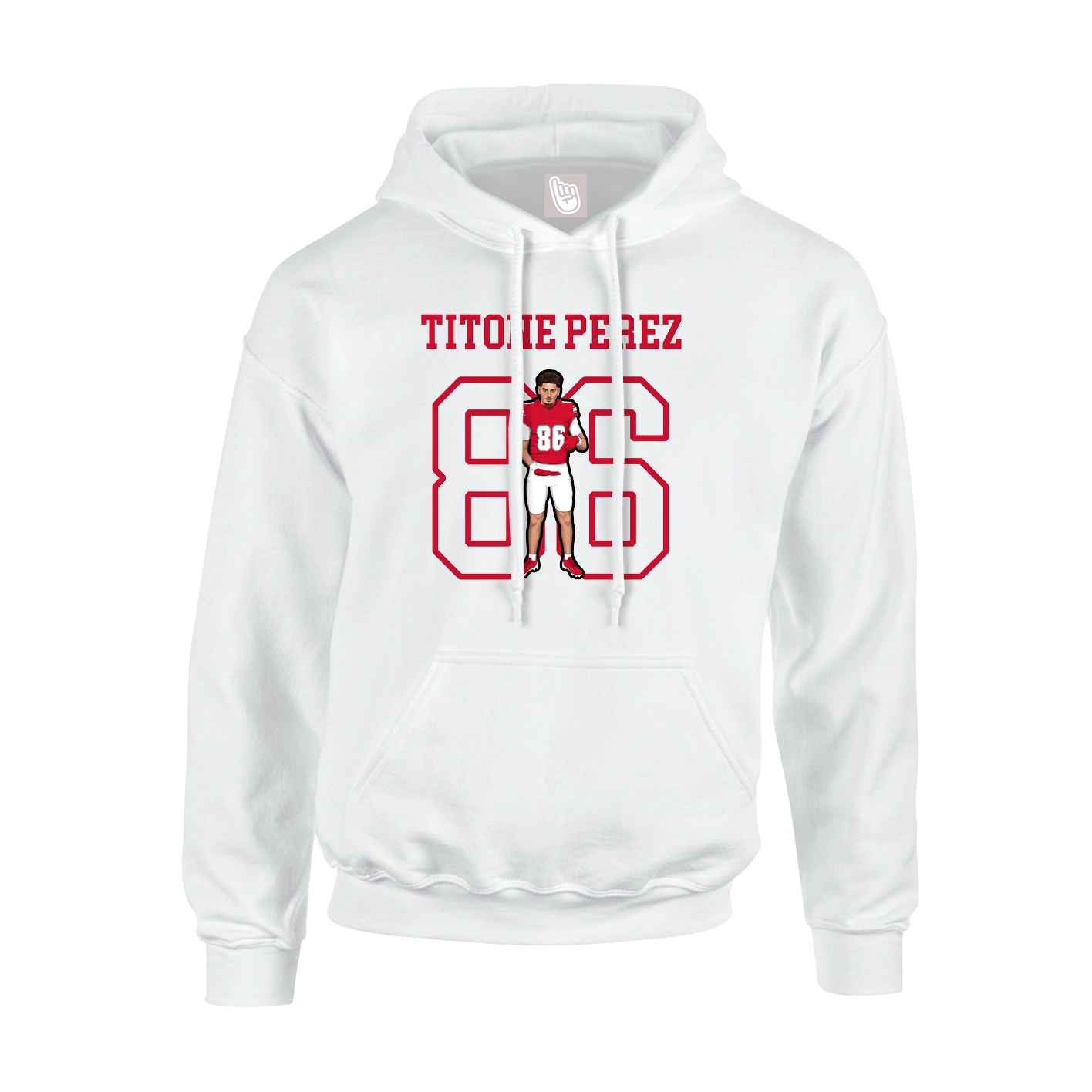 Hoodie — Shirsey in White