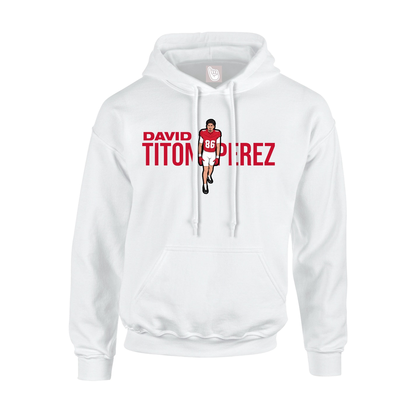 Hoodie — Player Name in White