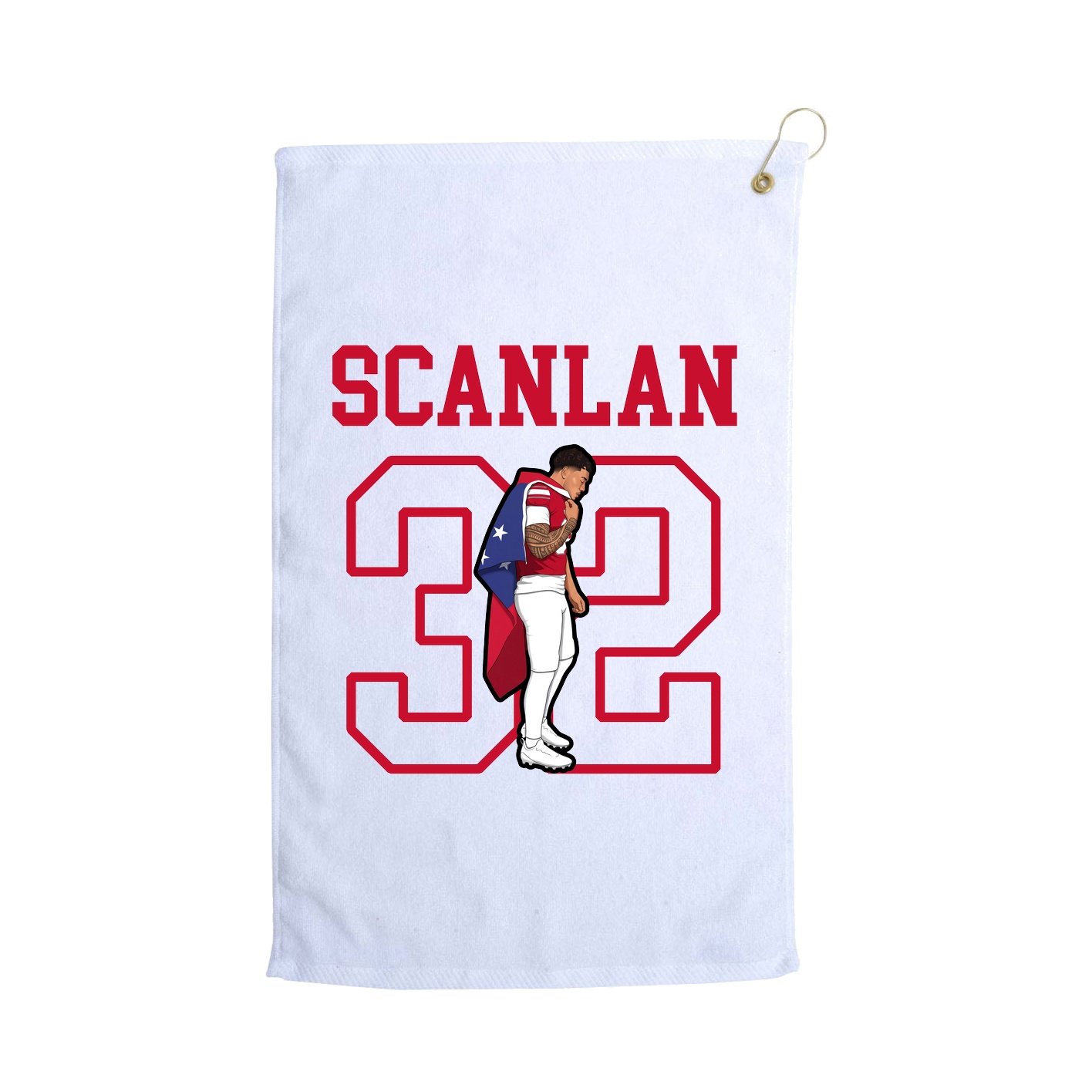 Golf Towel — Shirsey in White