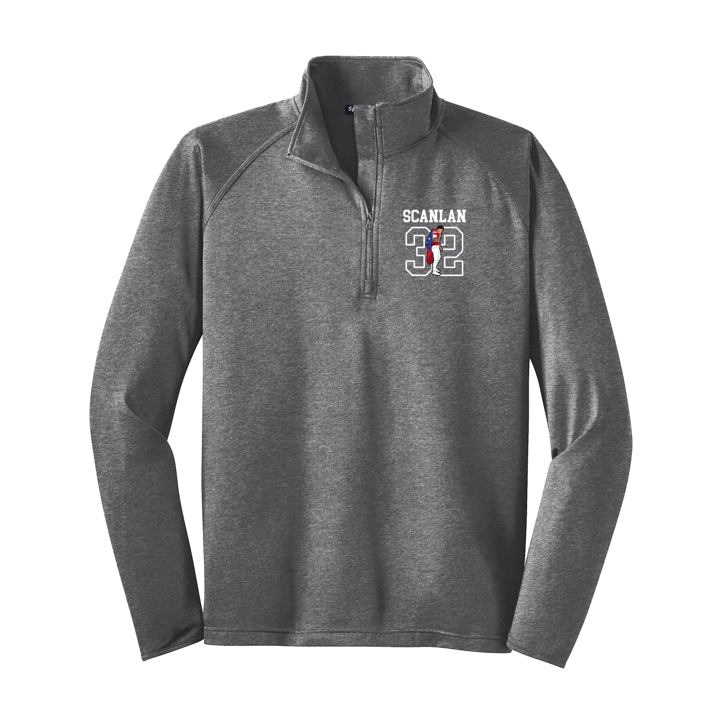 Q-Zip Pullover — Shirsey in Grey