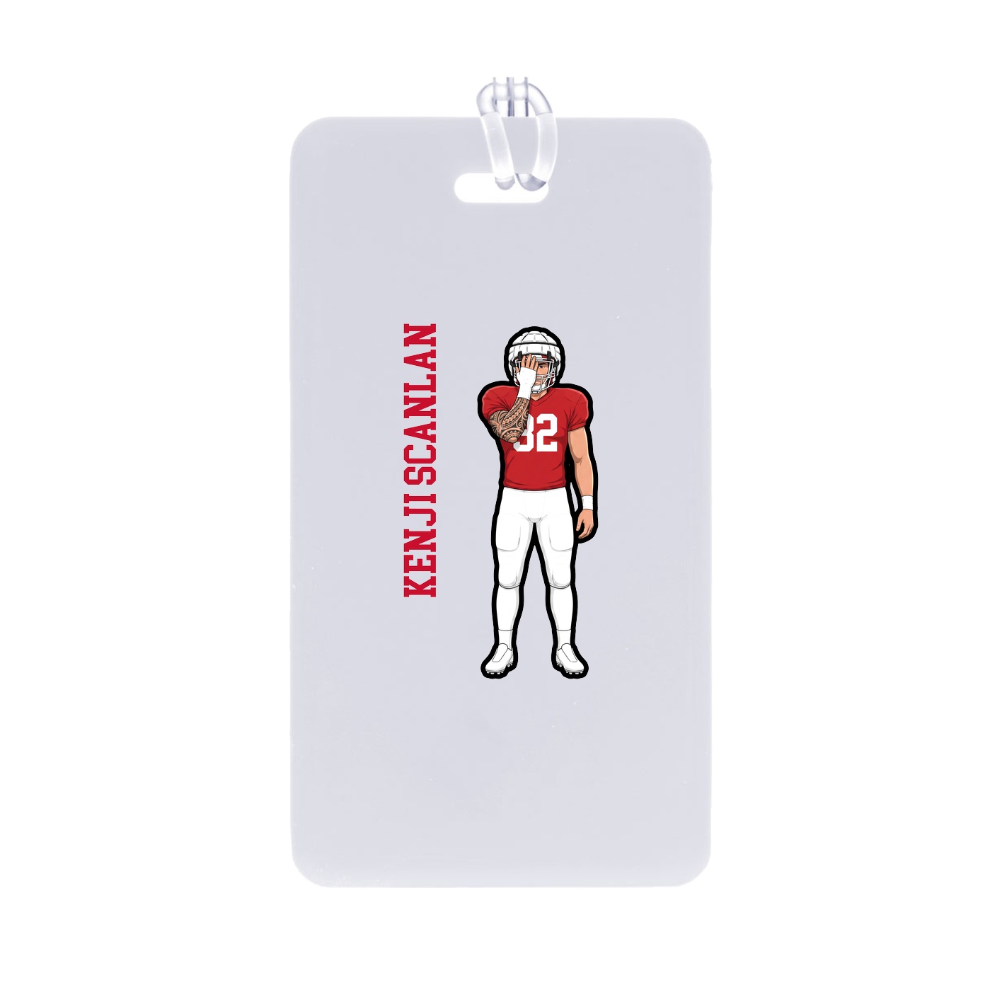 Bag Tag — Name Vertical in Classic