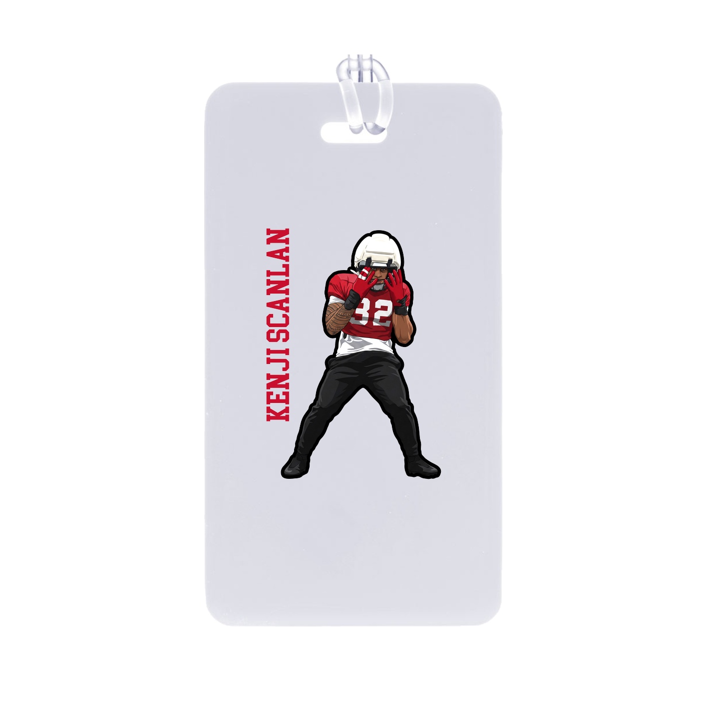 Bag Tag — Name Vertical in Classic