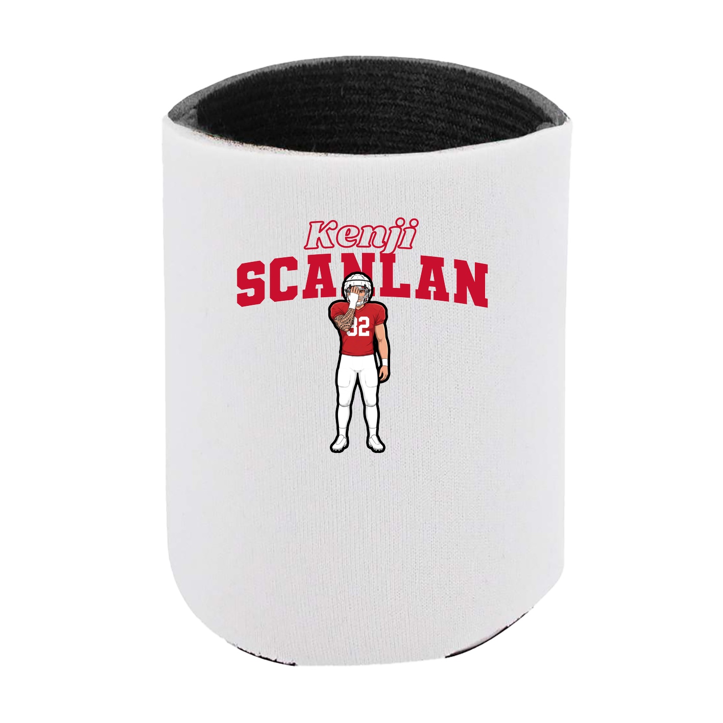 Can Holder — Name Arch in White