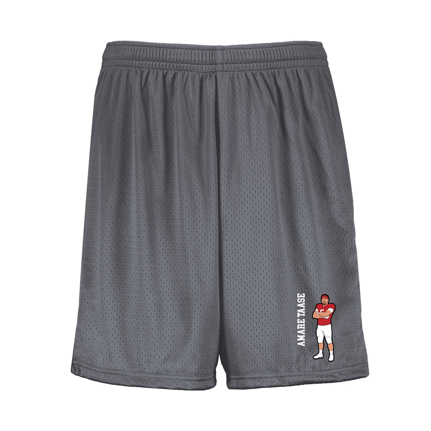 Shorts — Name Vertical in Grey