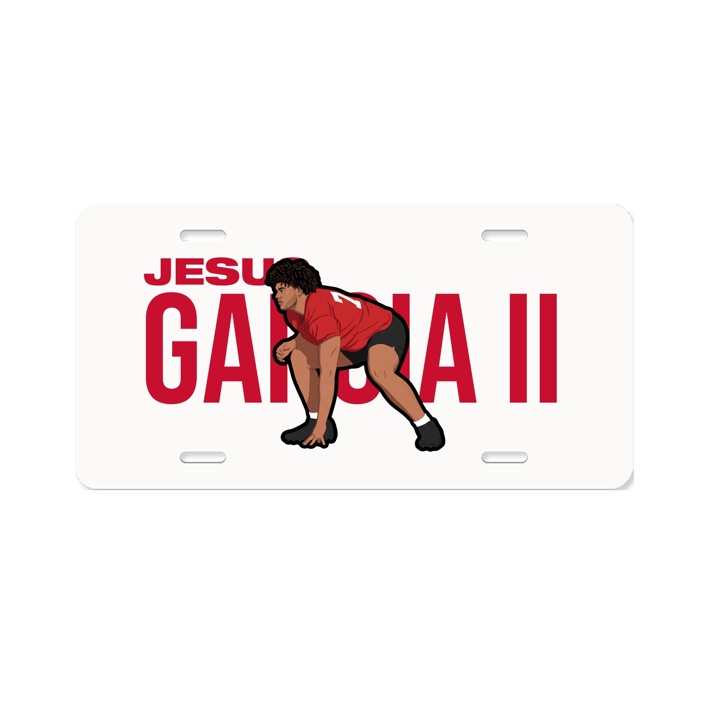 License Plate — Player Name in Classic
