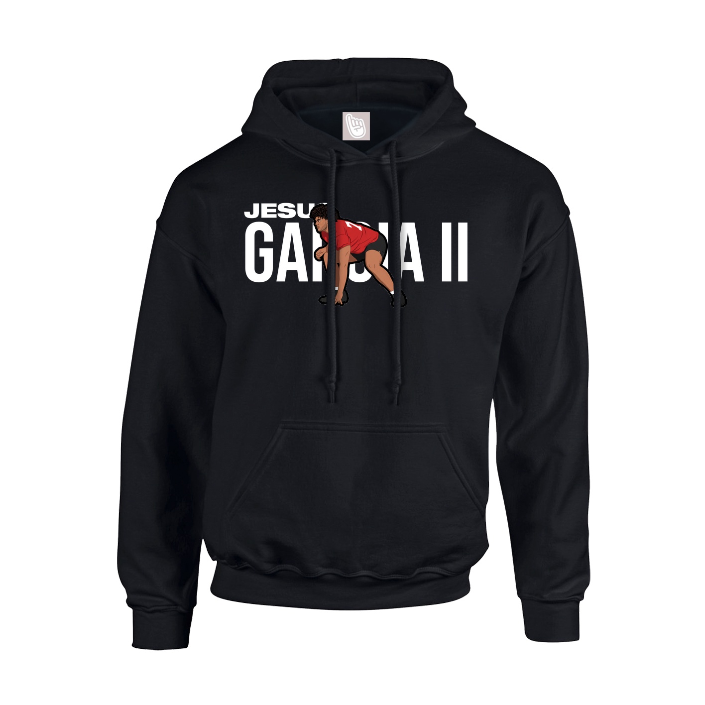 Youth Hoodie — Player Name in Black