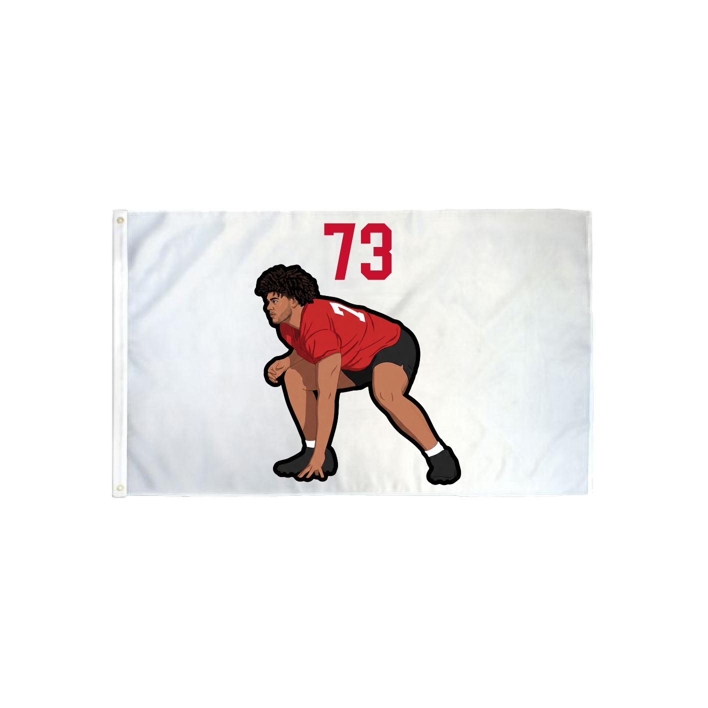 3x5 Flag — Number Top in Classic