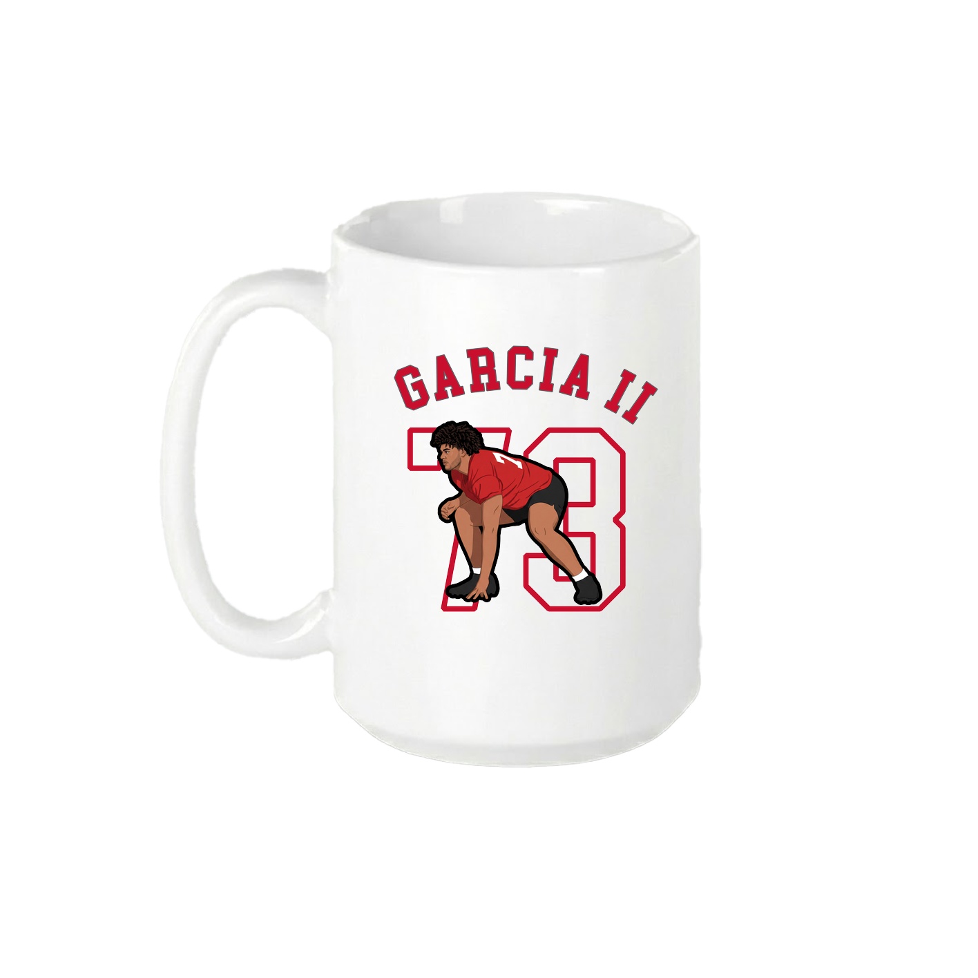 15oz Coffee Mug — Shirsey Arch in White