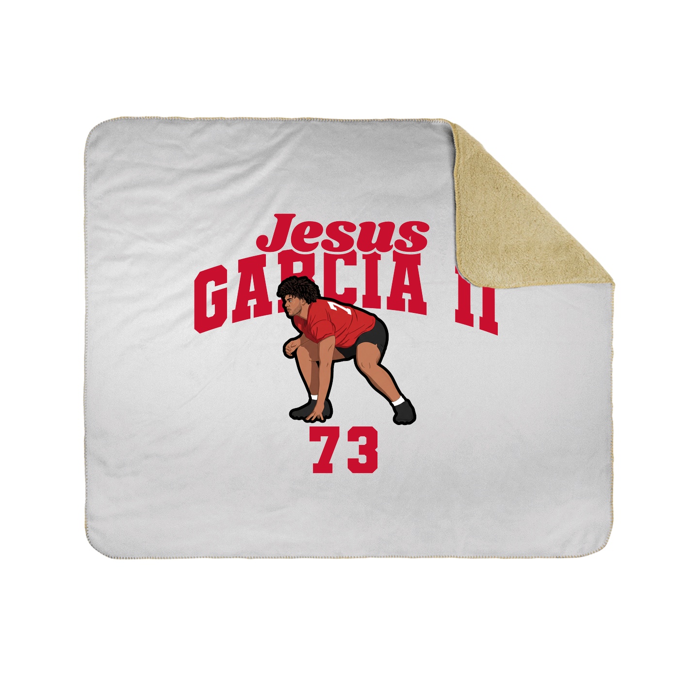 Throw Blanket — Signature Arch in White