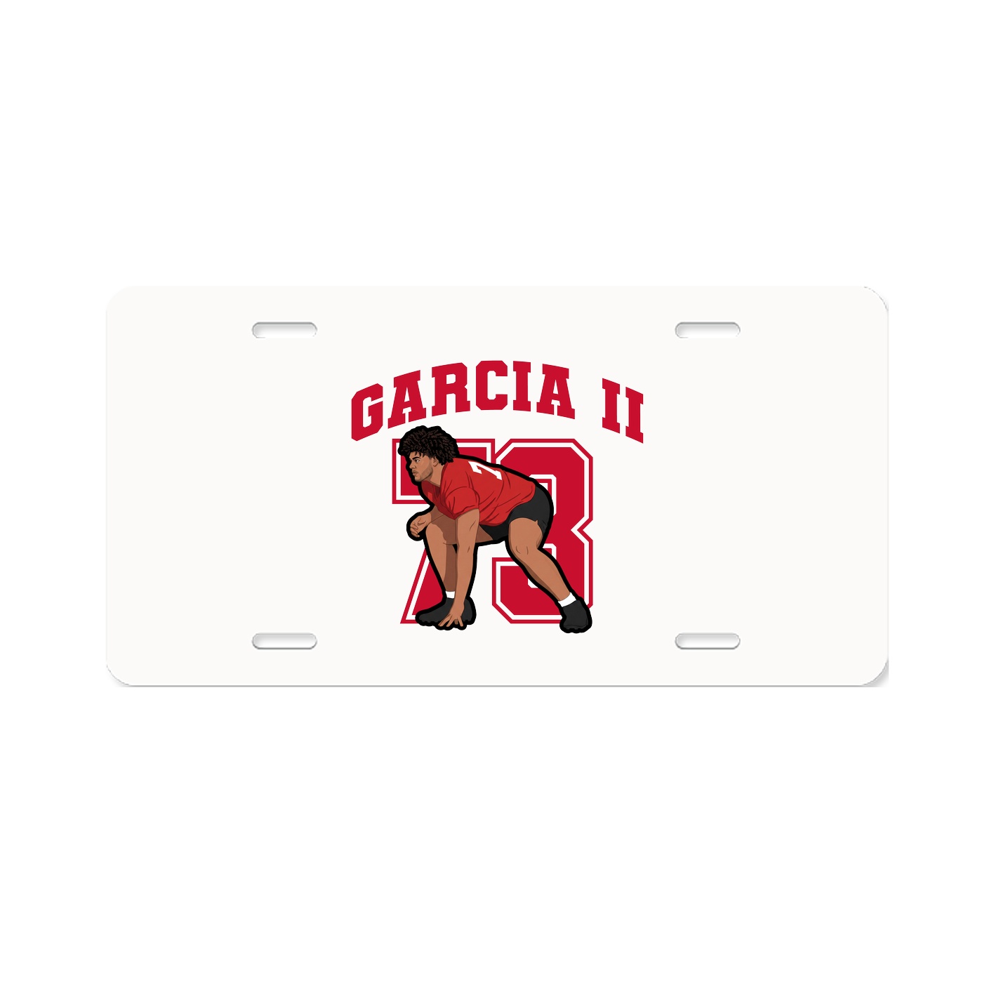 License Plate — Number in Classic
