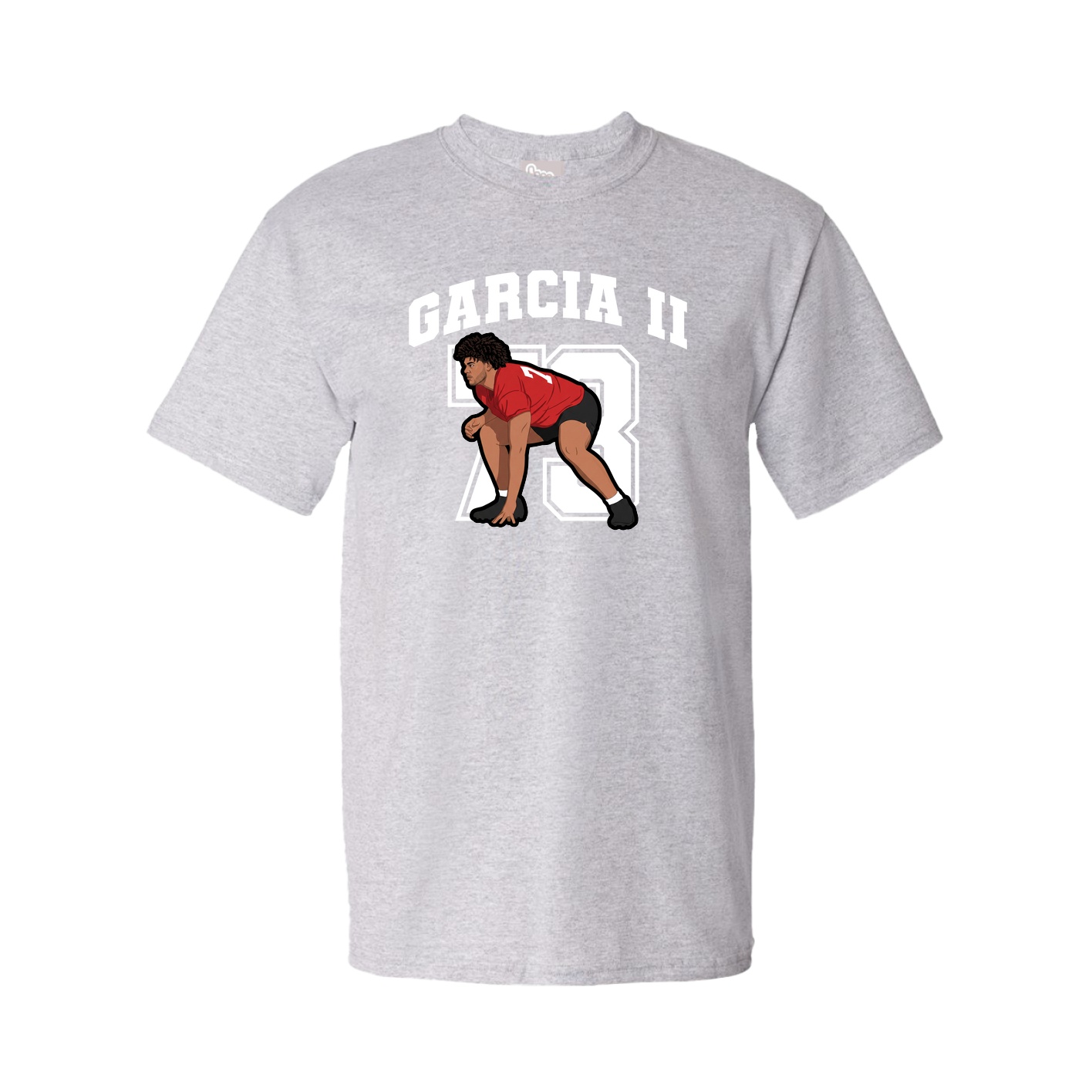 Youth Tee — Number in Grey