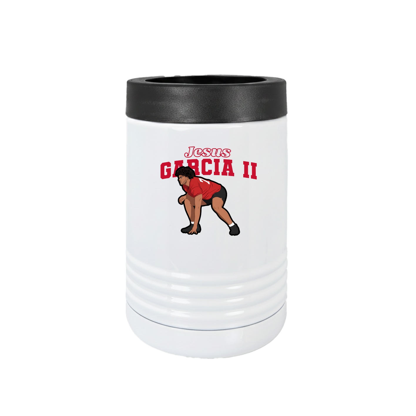 Beverage Holder — Name Arch in White