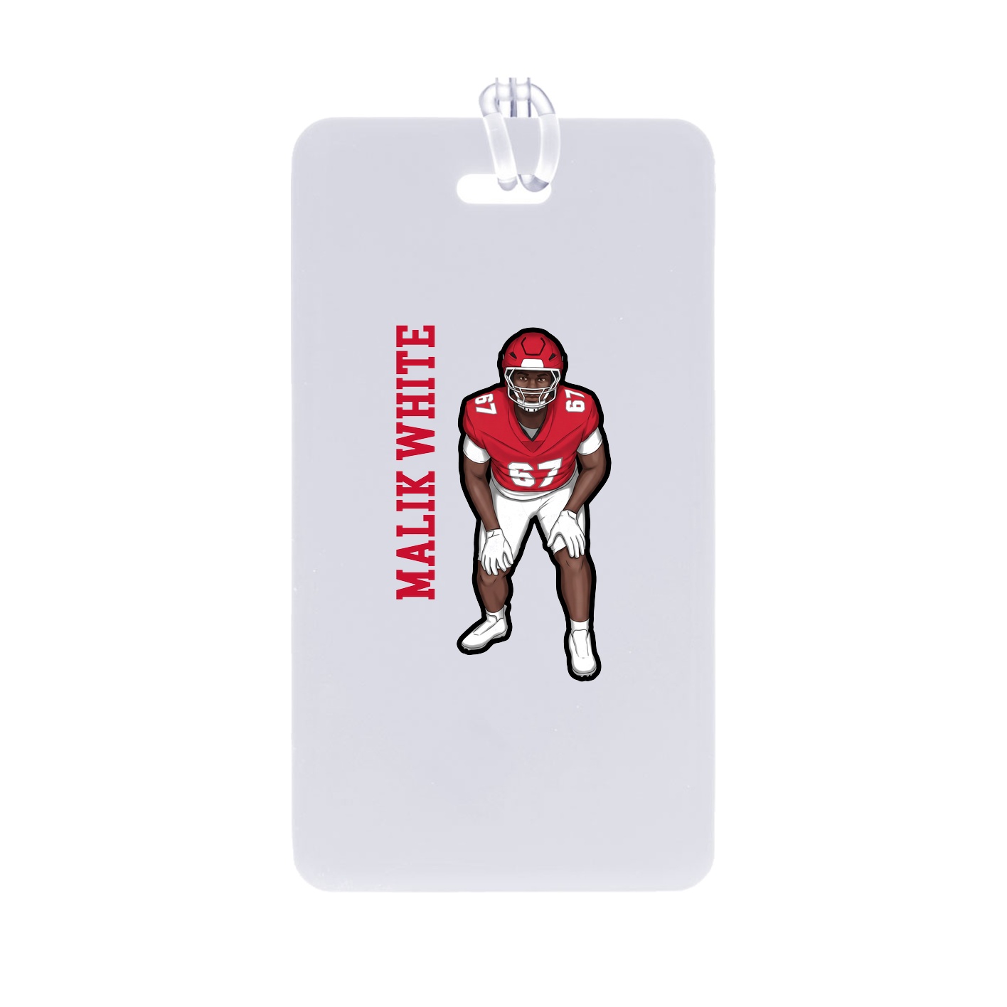 Bag Tag — Name Vertical in Classic