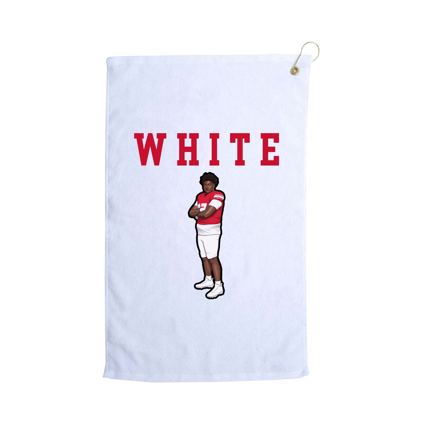 Golf Towel — Shirsey in White