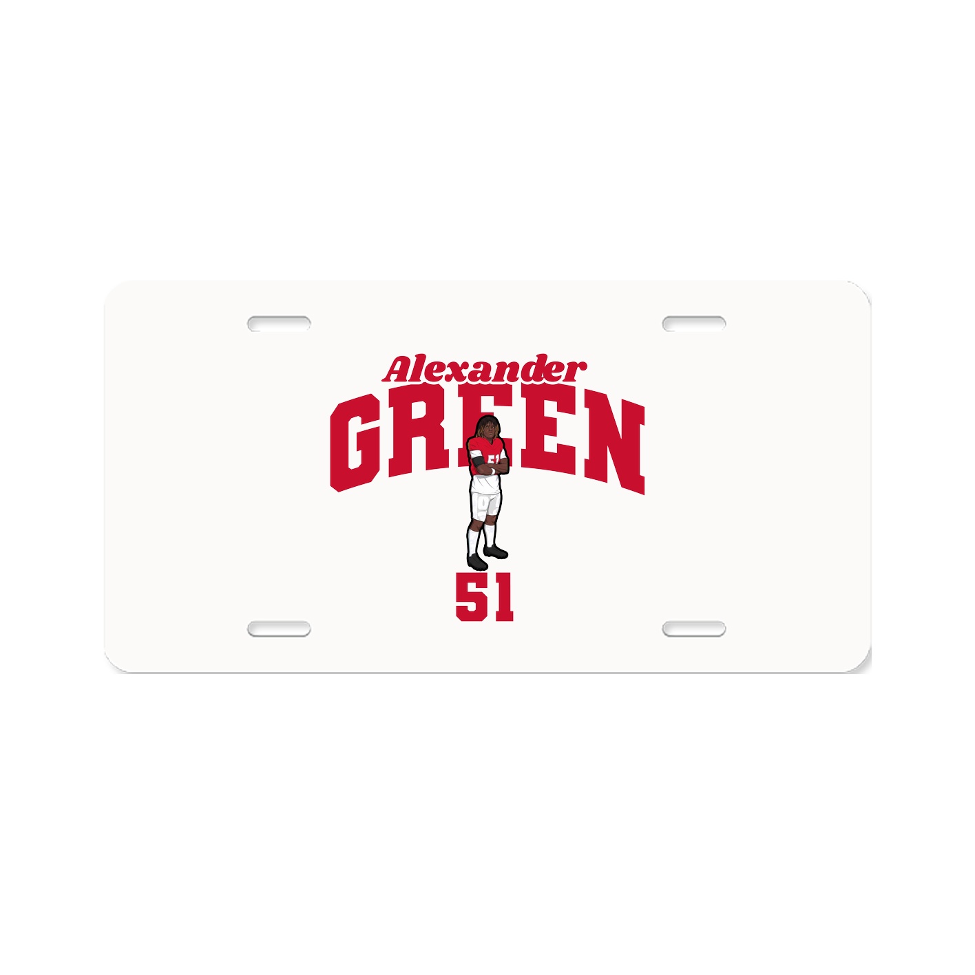 License Plate — Signature Arch in Classic