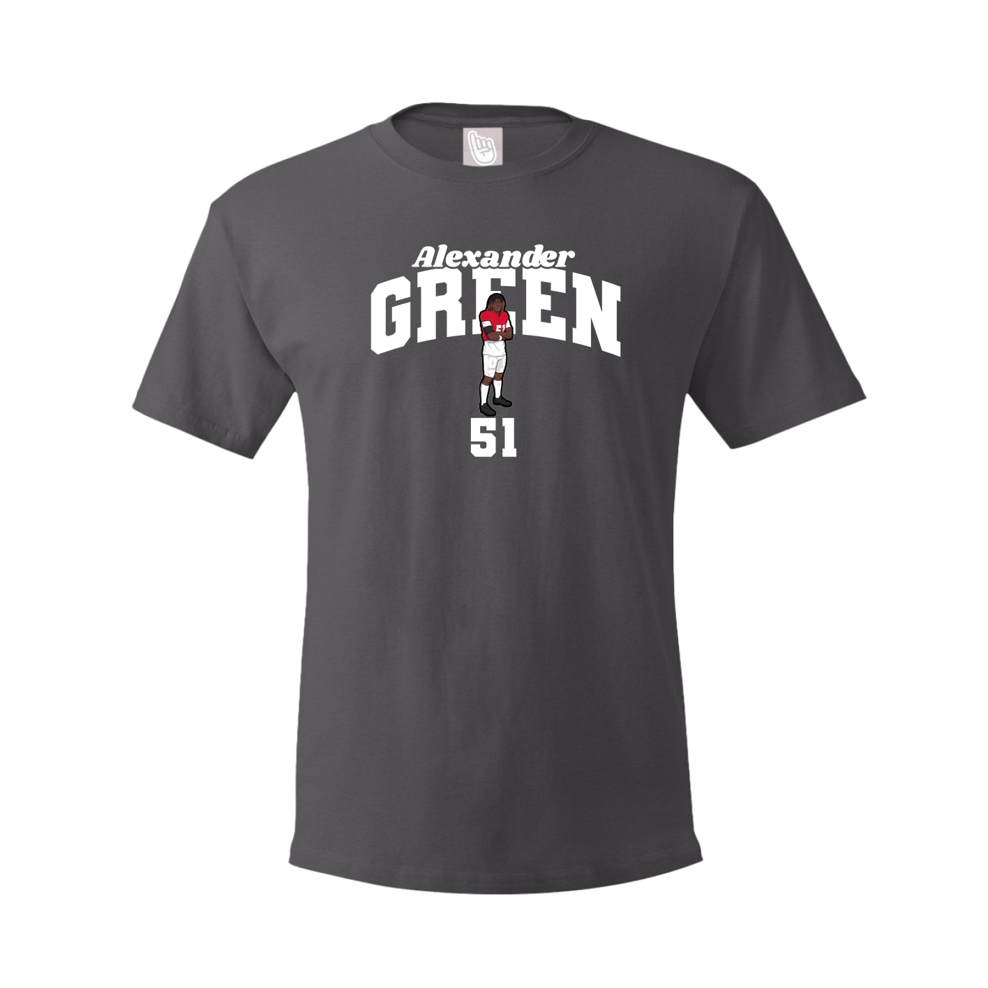 Tee — Signature Arch in Grey