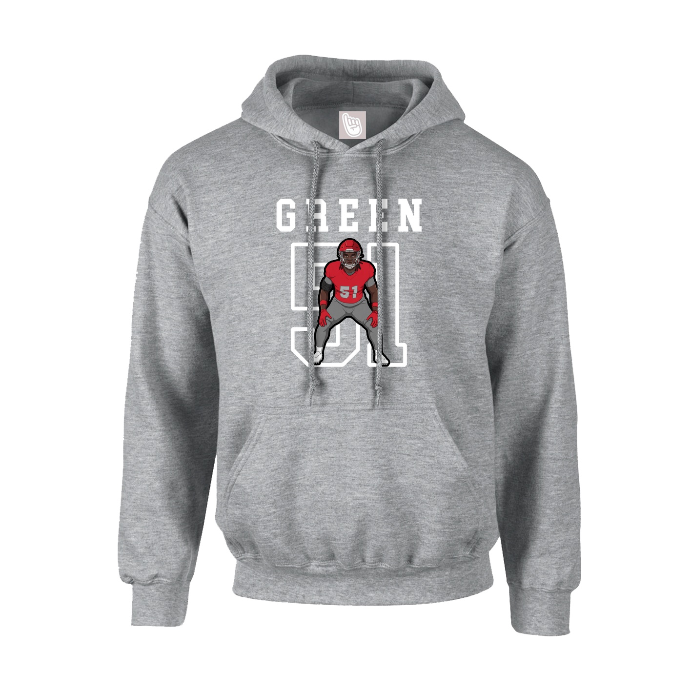 Hoodie — Shirsey in Grey