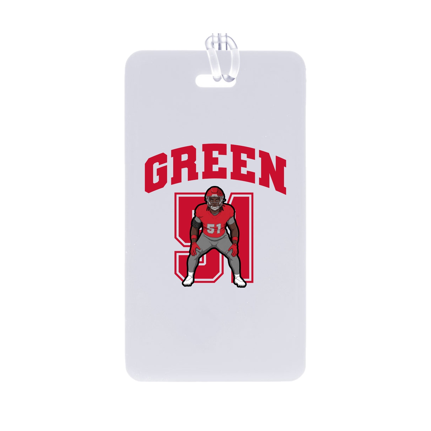 Bag Tag — Number in Classic