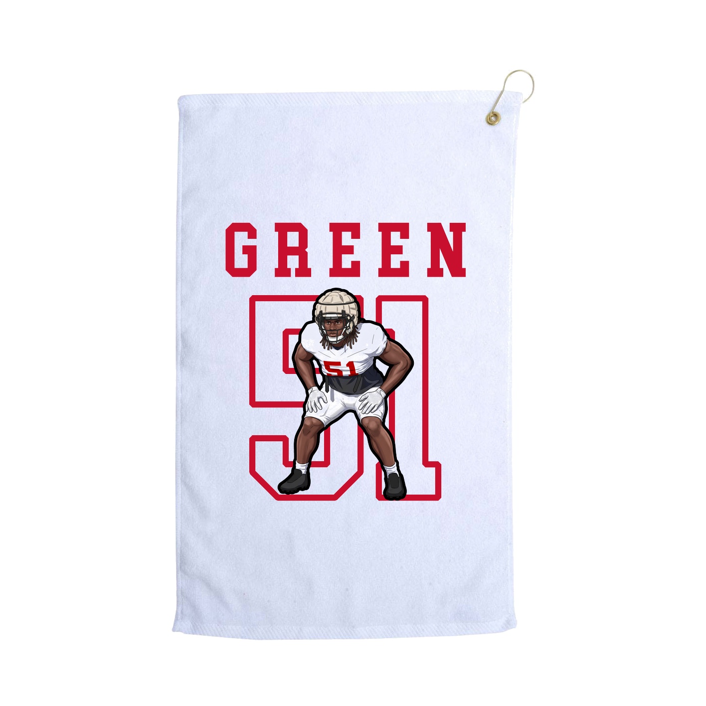 Golf Towel — Shirsey in White