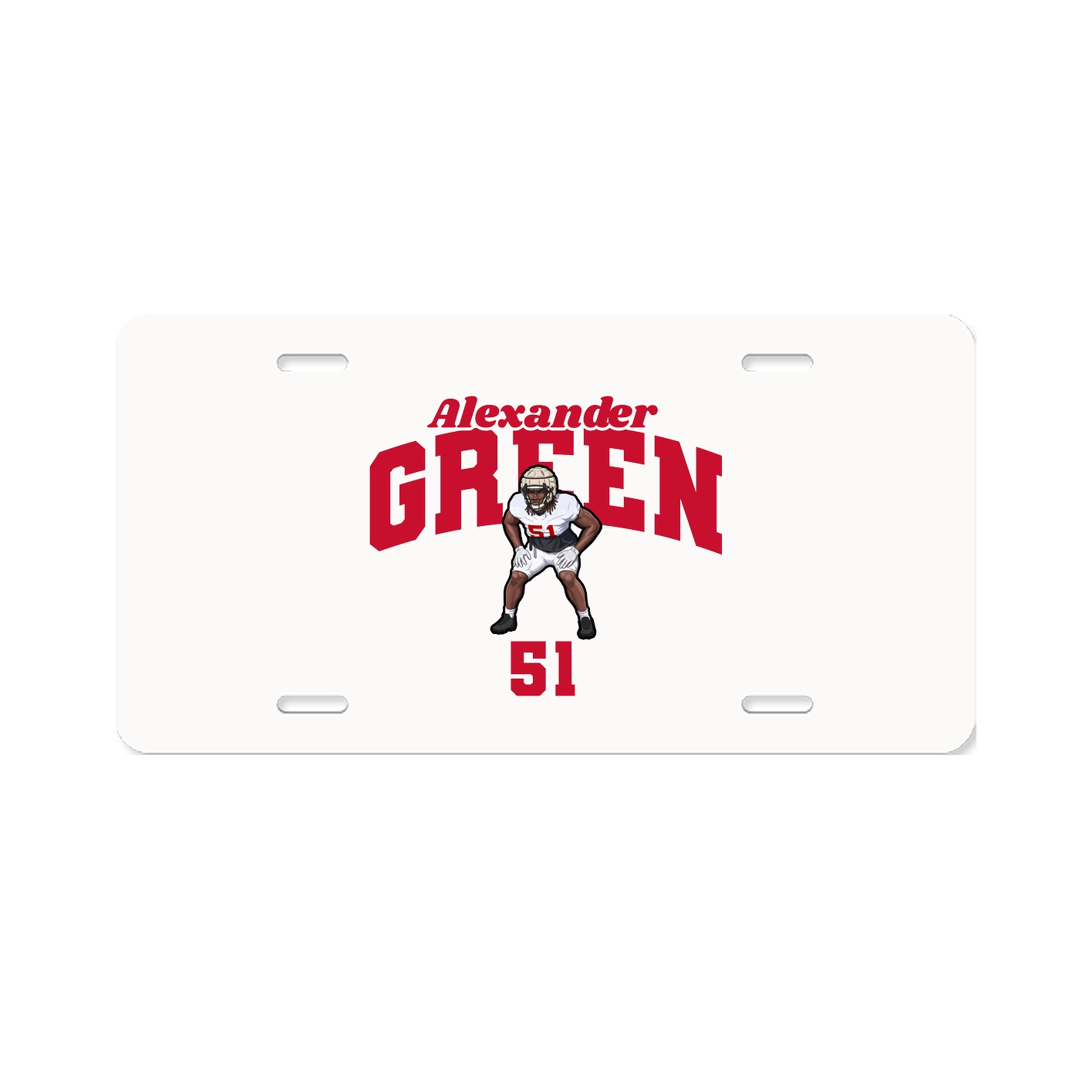 License Plate — Signature Arch in Classic