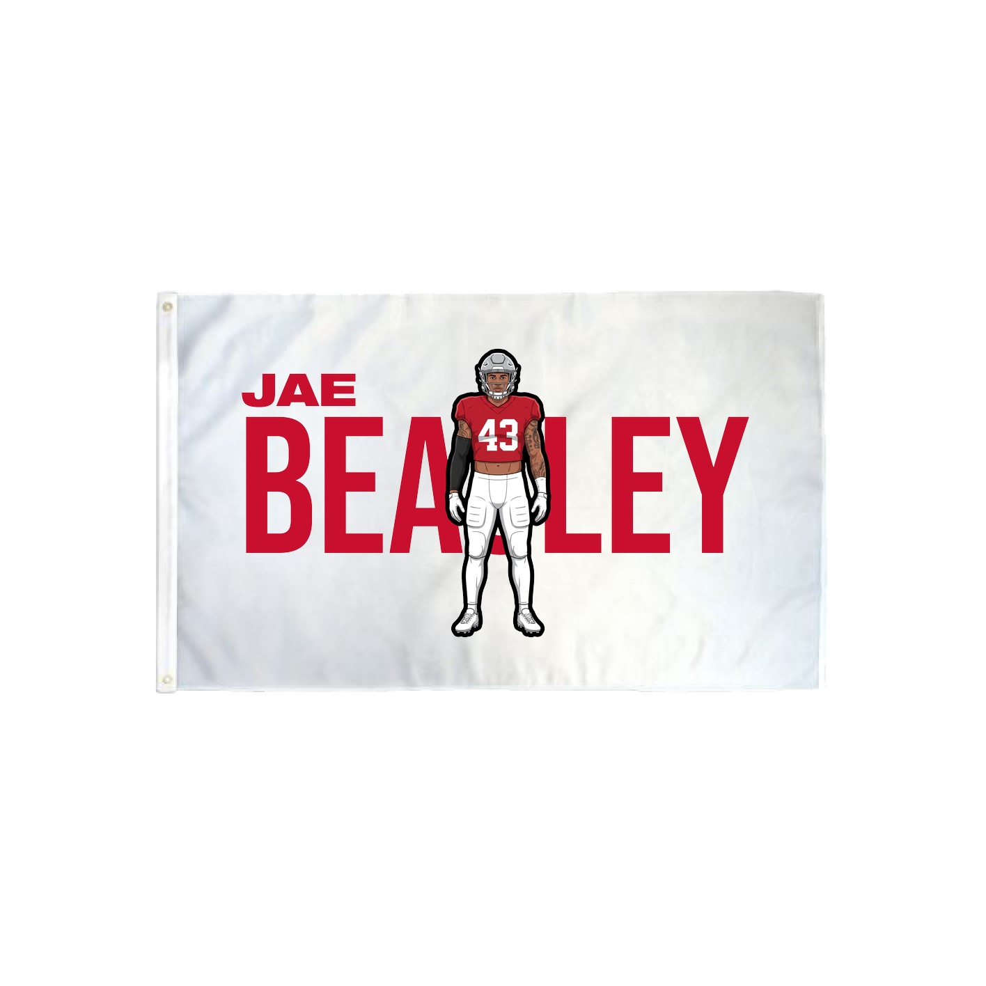 3x5 Flag — Player Name in Classic