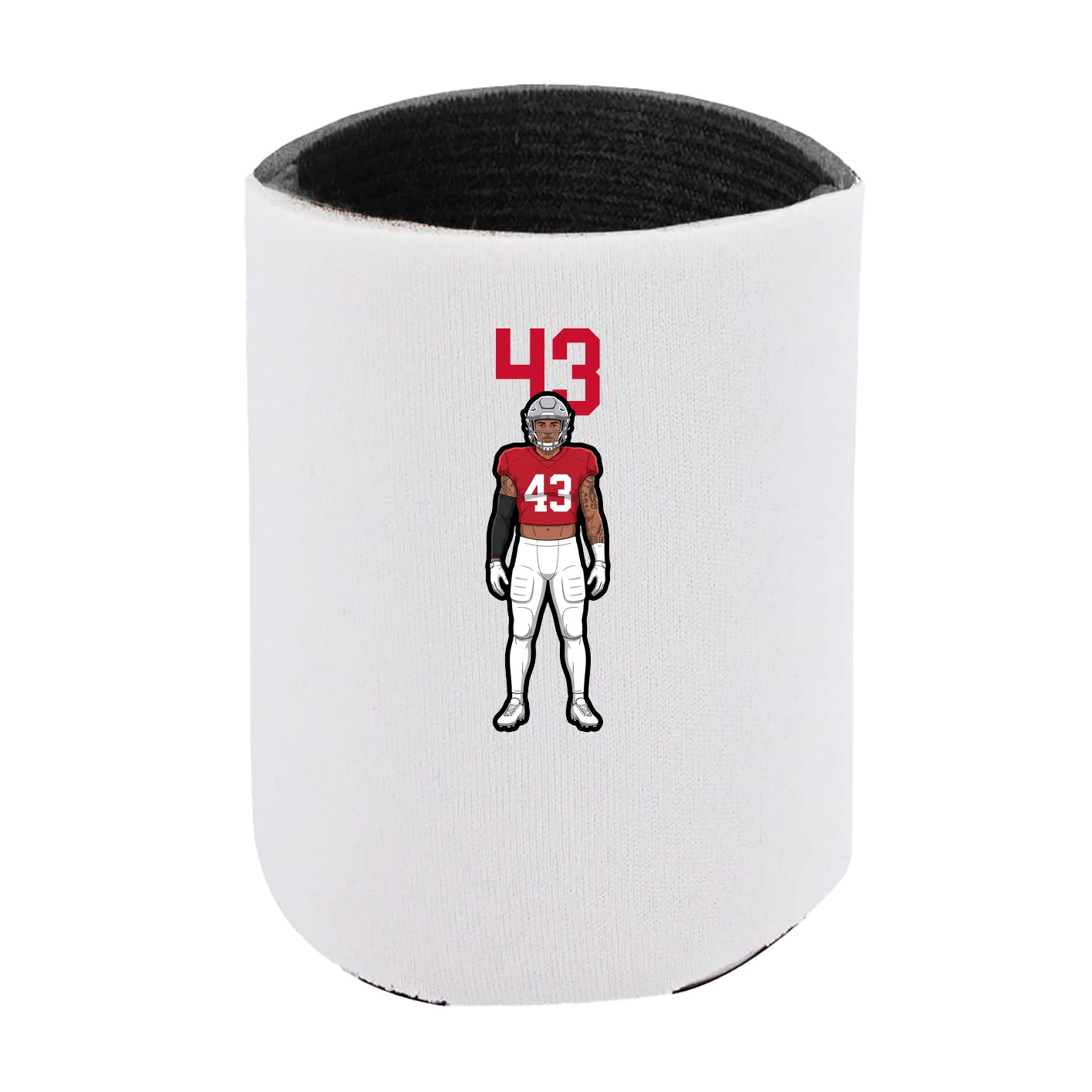 Can Holder — Number Top in White