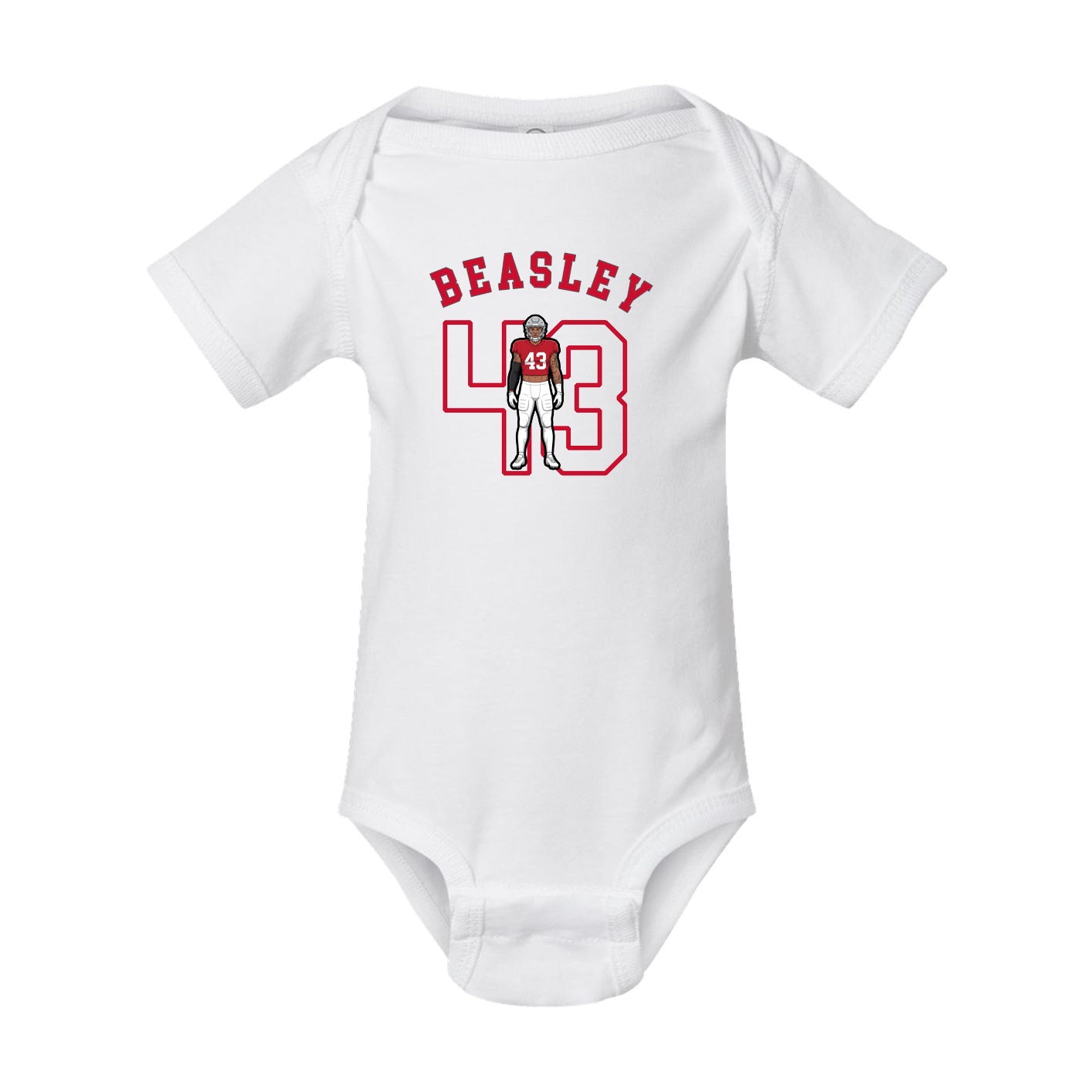 Baby Onesie — Shirsey Arch in White