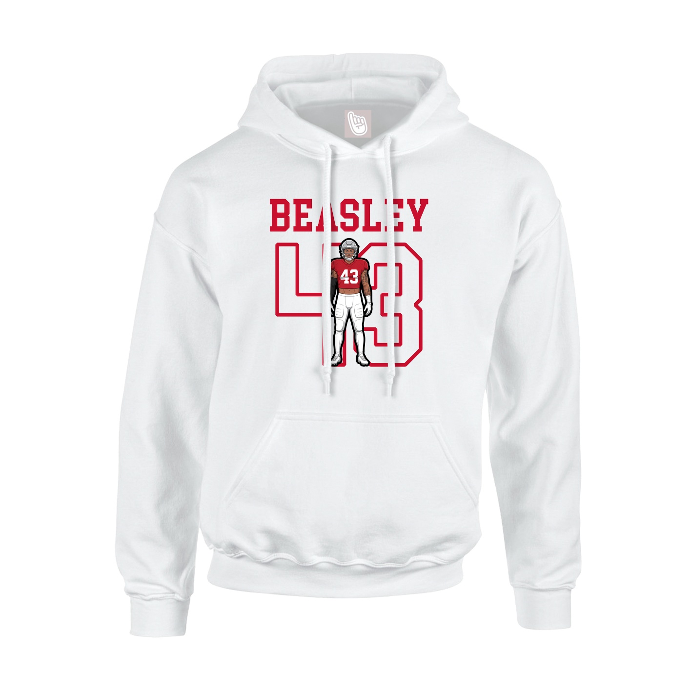Youth Hoodie — Shirsey in White
