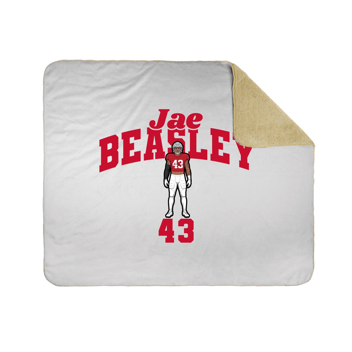 Throw Blanket — Signature Arch in White